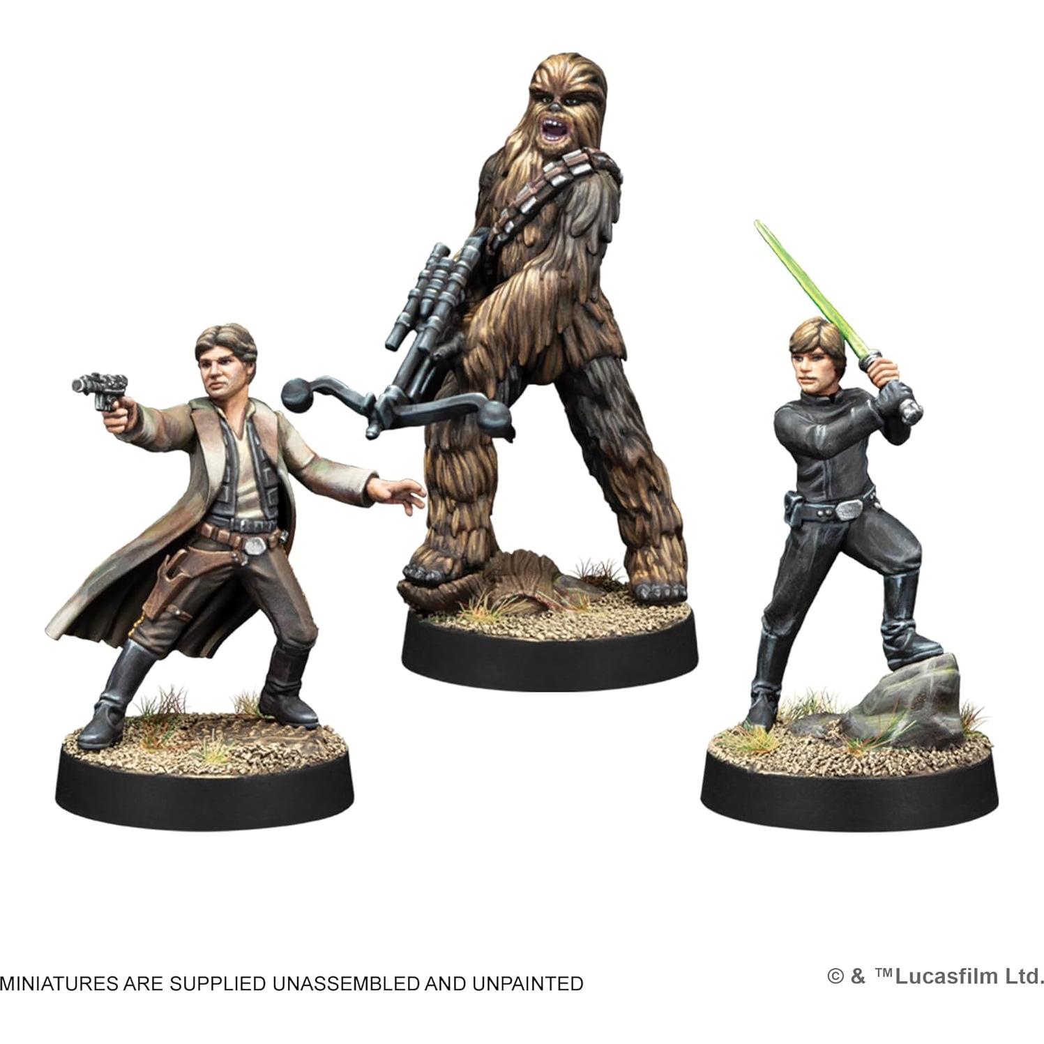 Asmodee Star Wars: Legion Héroes de La Rebelión - 5 Miniaturas