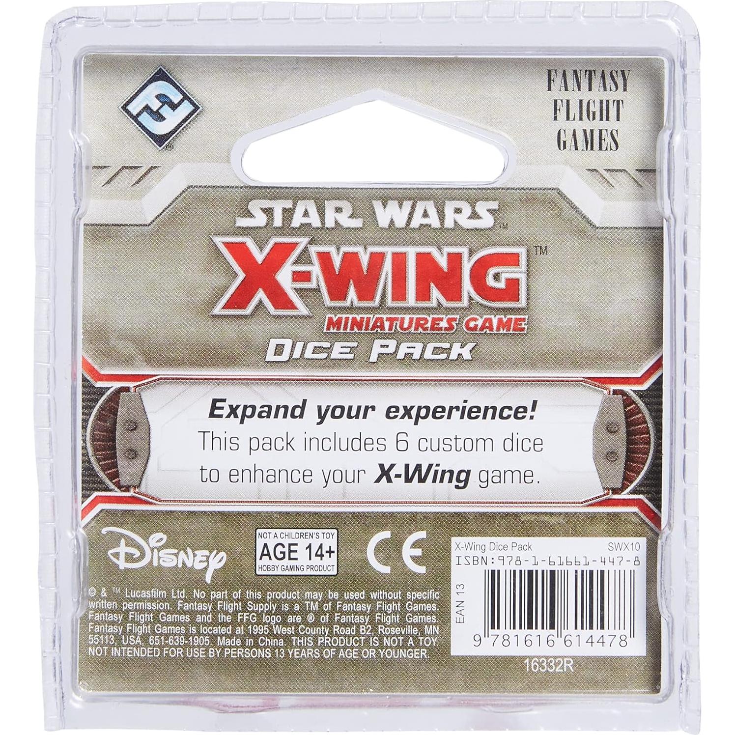 Star Wars X-Wing Paquete de Dados Personalizados - Mejora tu Juego