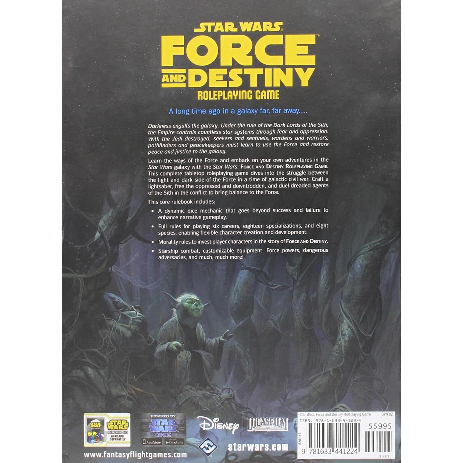 Star Wars: Fuerza y Destino - Libro de Reglas Básicas 448 Páginas