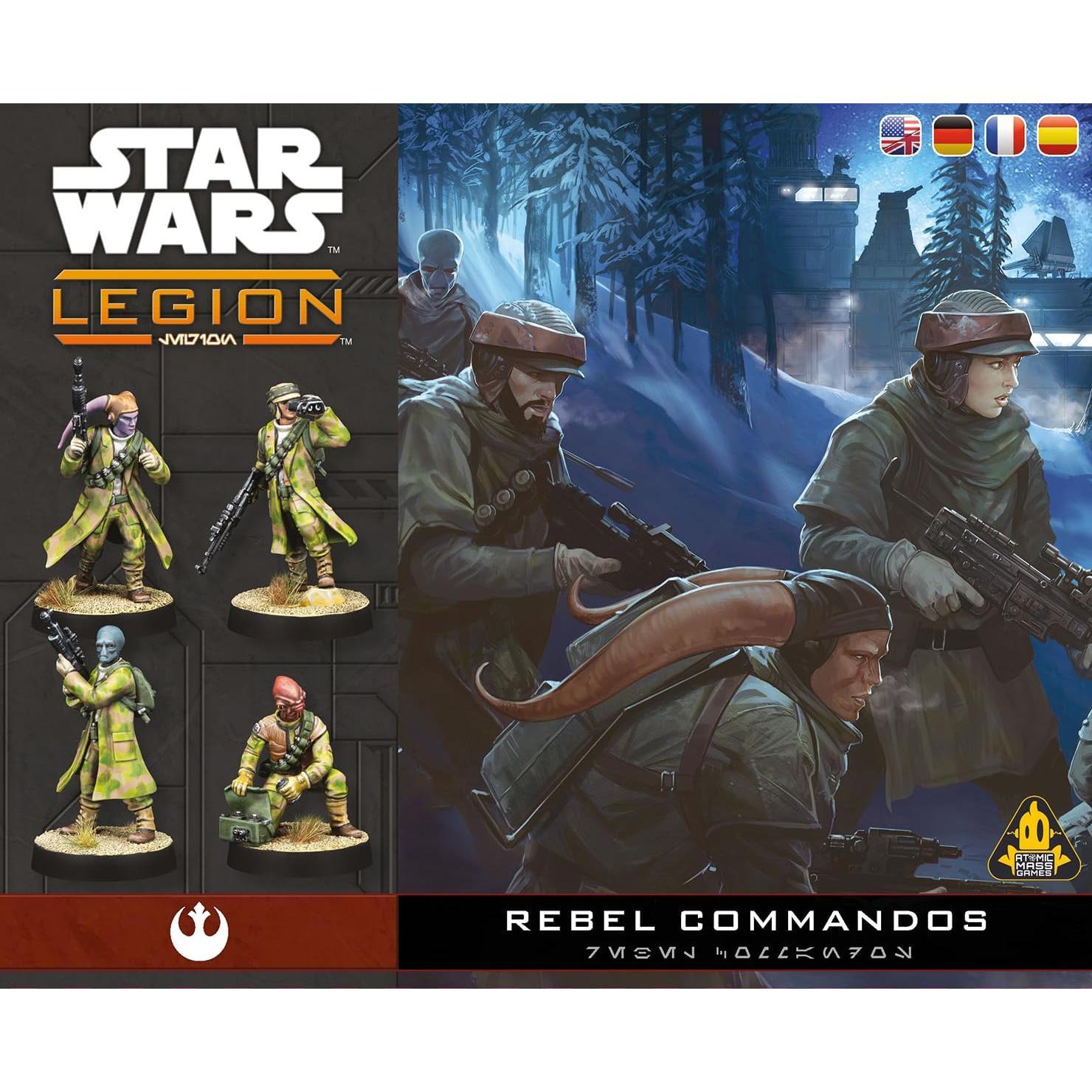 Expansión Unidad Comandos Rebeldes Asmodee SWQ16 - Miniaturas