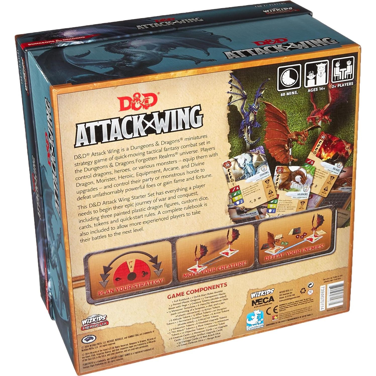 Juego de Inicio D&D Ataque Aéreo WizKids - 3 Dragones