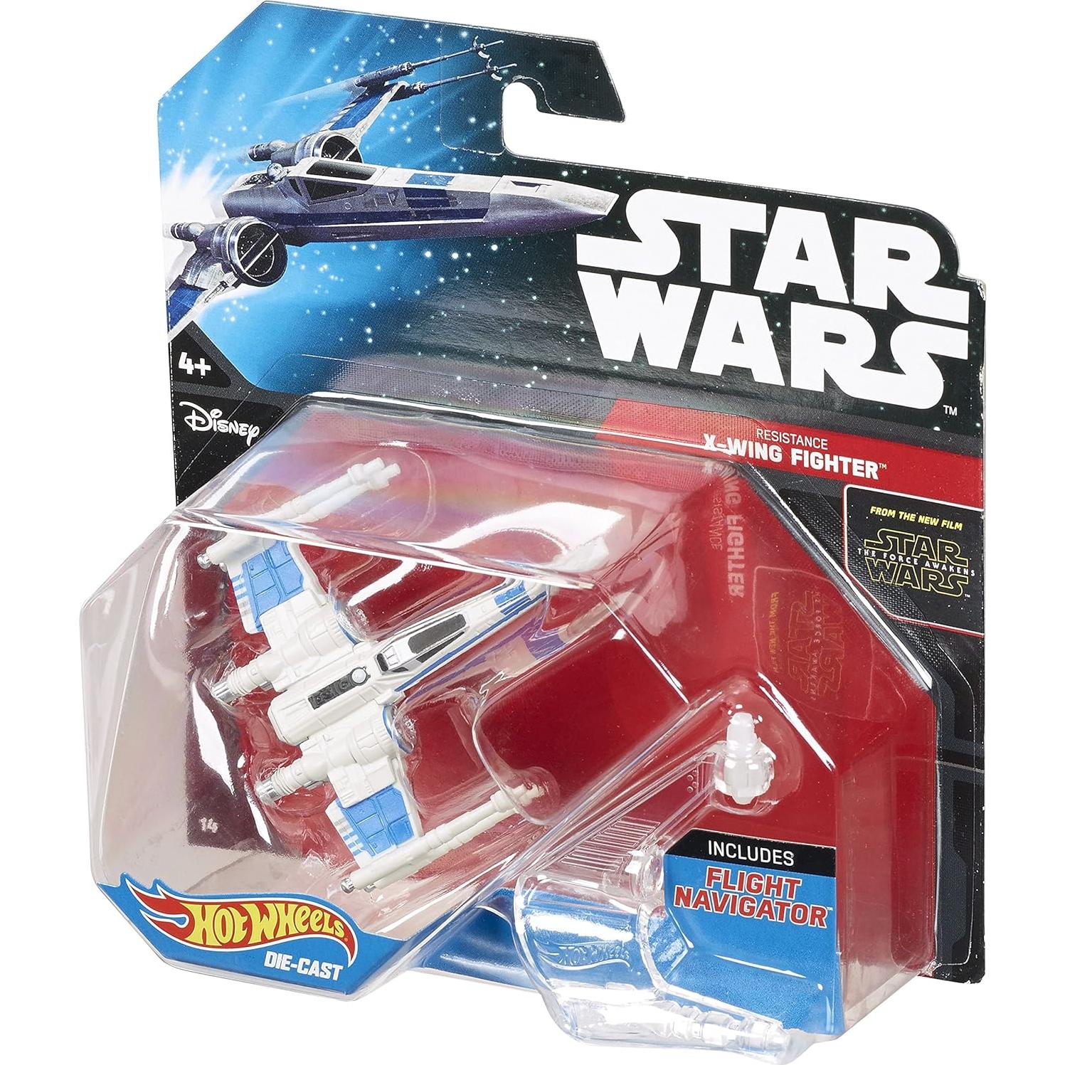 Nave Starship Hero Starfighter Azul Hot Wheels Star Wars