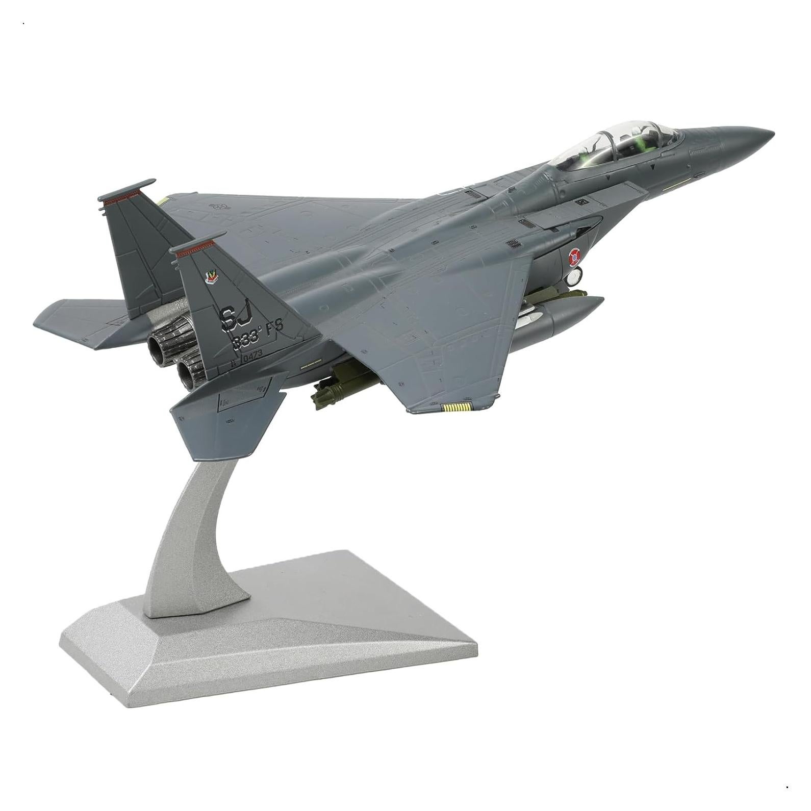 Modelo de avión de combate F-15E NUOTIE 1:100 metal para exhibición