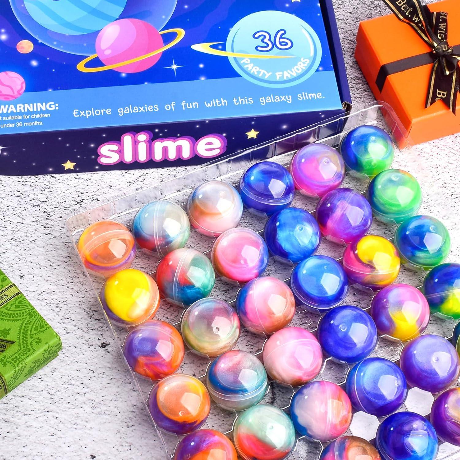 Paquete de 36 Bolas de Slime Galáctico - Juguetes para Niños