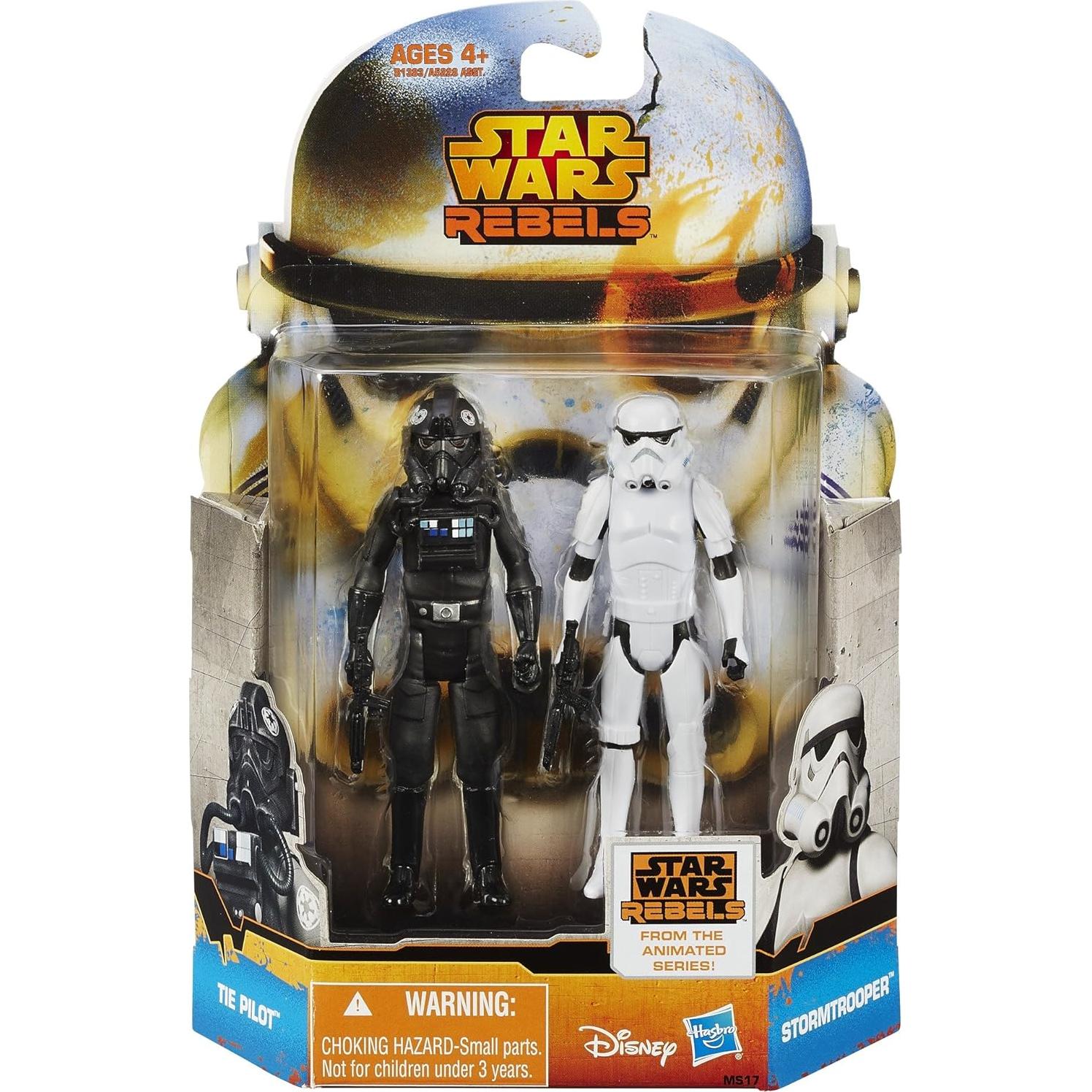 Paquete de Figuras Star Wars Stormtrooper y Piloto TIE