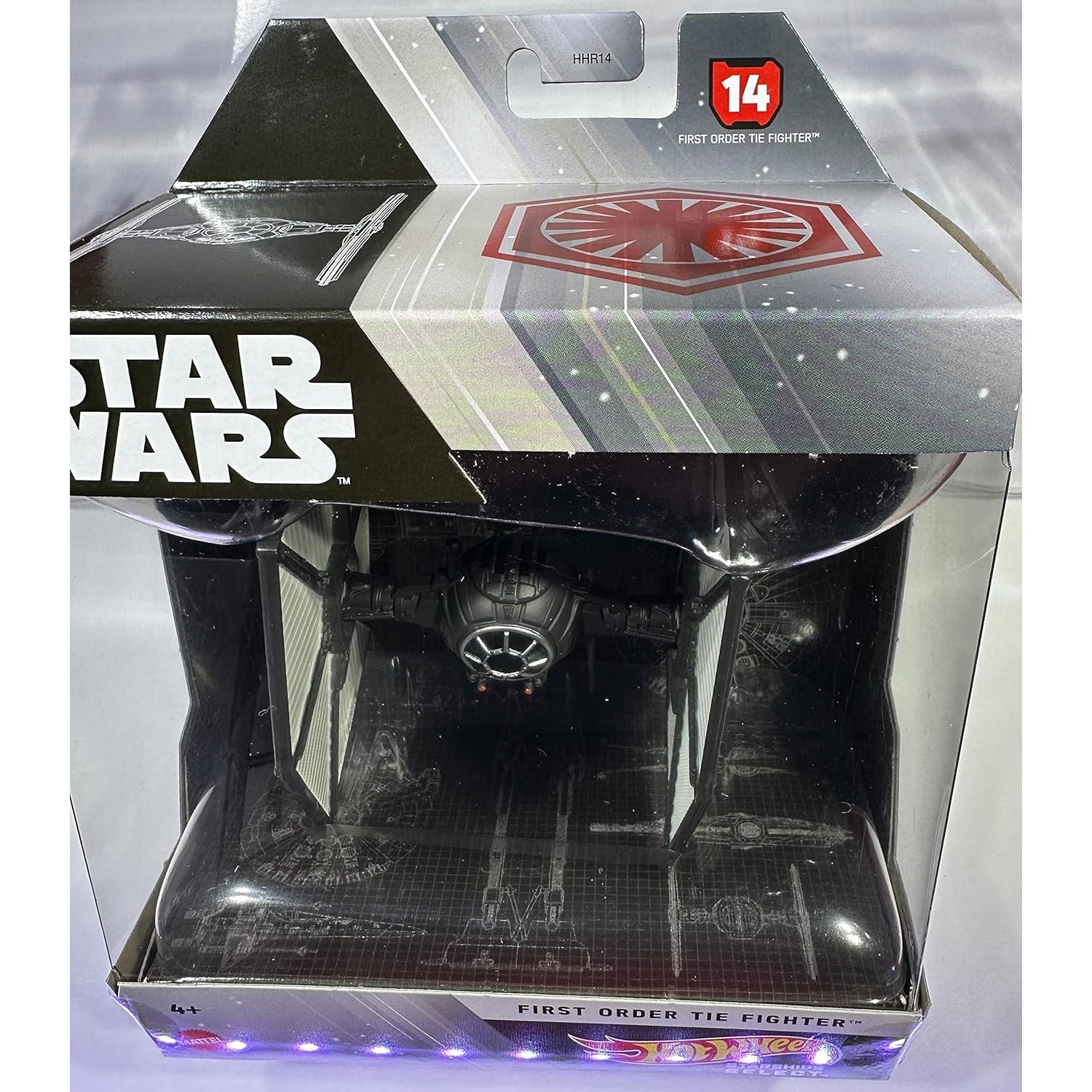Hot Wheels Caza TIE Star Wars Select 15.2 cm - Nave de Metal