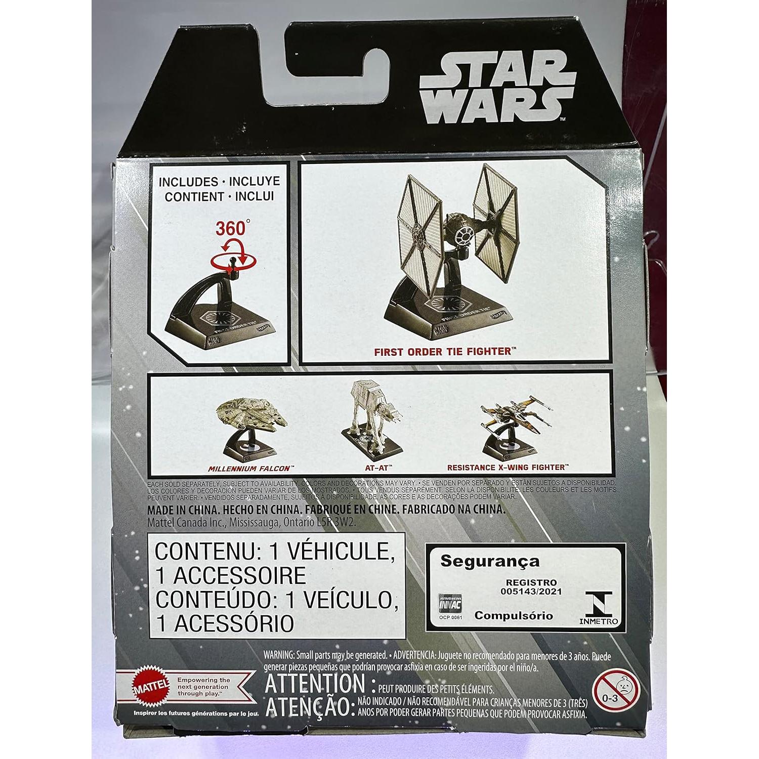 Hot Wheels Caza TIE Star Wars Select 15.2 cm - Nave de Metal
