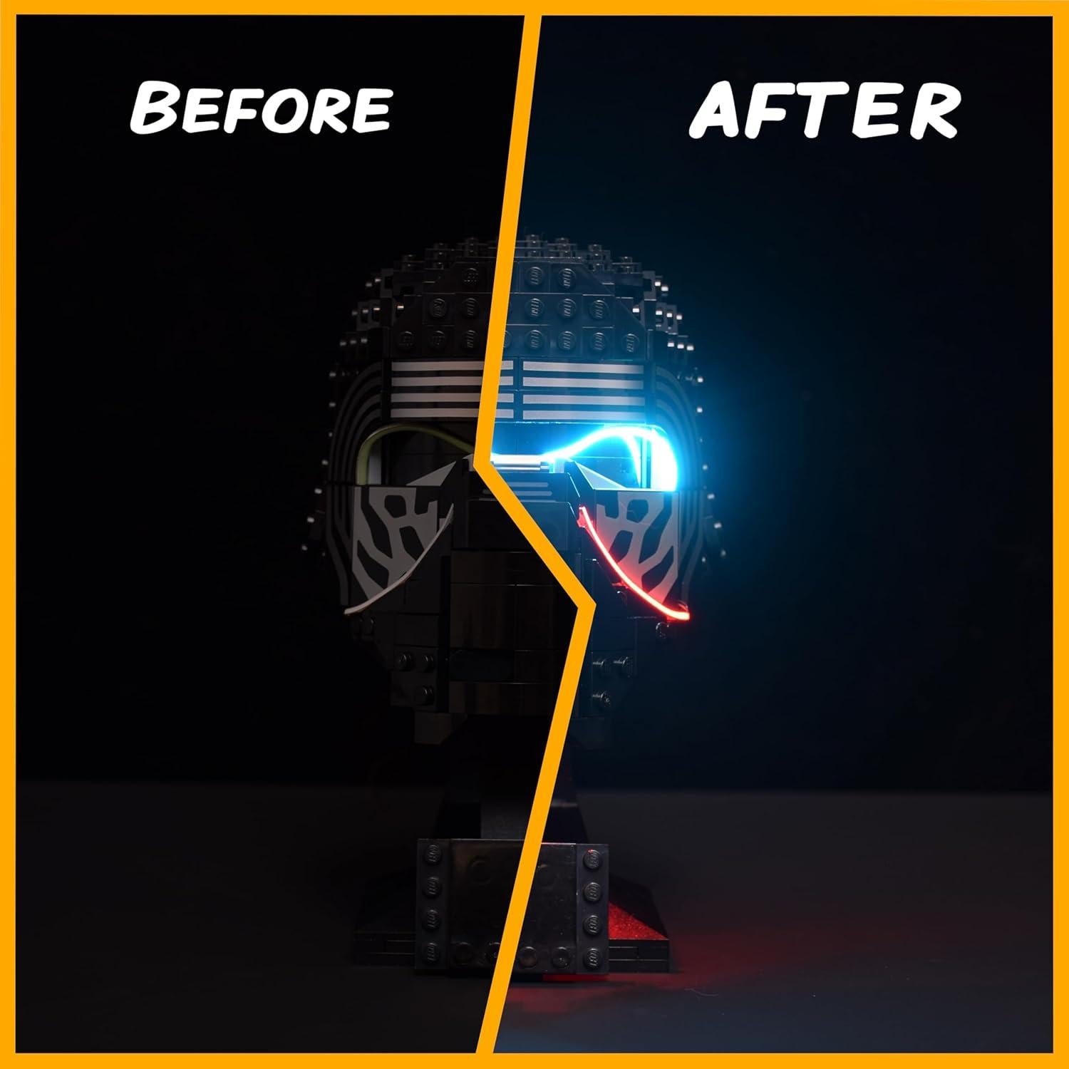 Kit de Iluminación LED LightGo para Casco Kylo Ren Star Wars