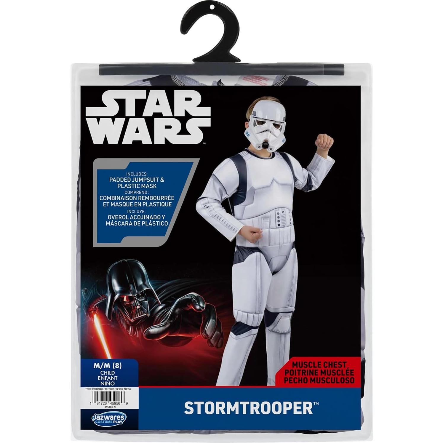 Disfraz Stormtrooper Deluxe Niños Jazwares 8+ Halloween
