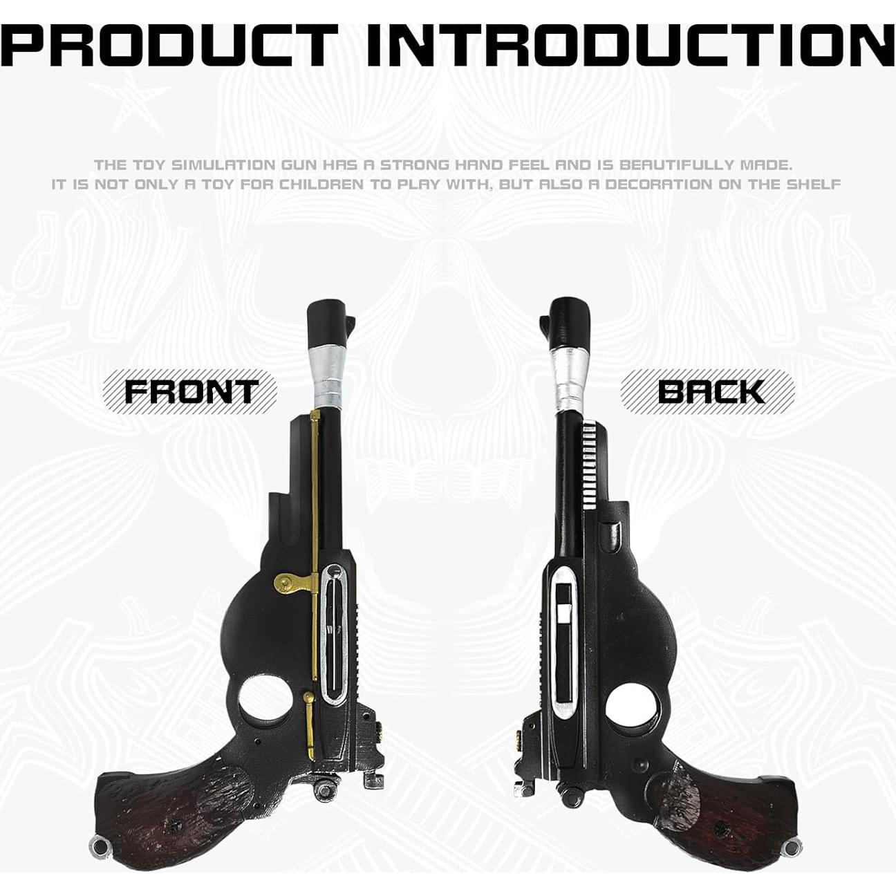 Blaster de Resina Han Solo para Disfraz de Halloween - MANREN