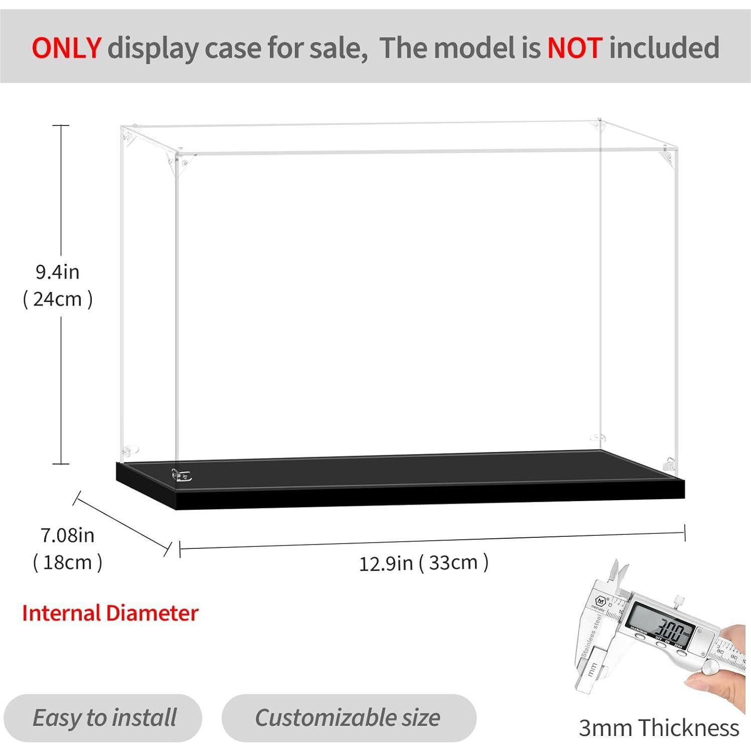 Caja de Exhibición LILIKAKA para 2 Cascos de Lego 33x18x24 cm