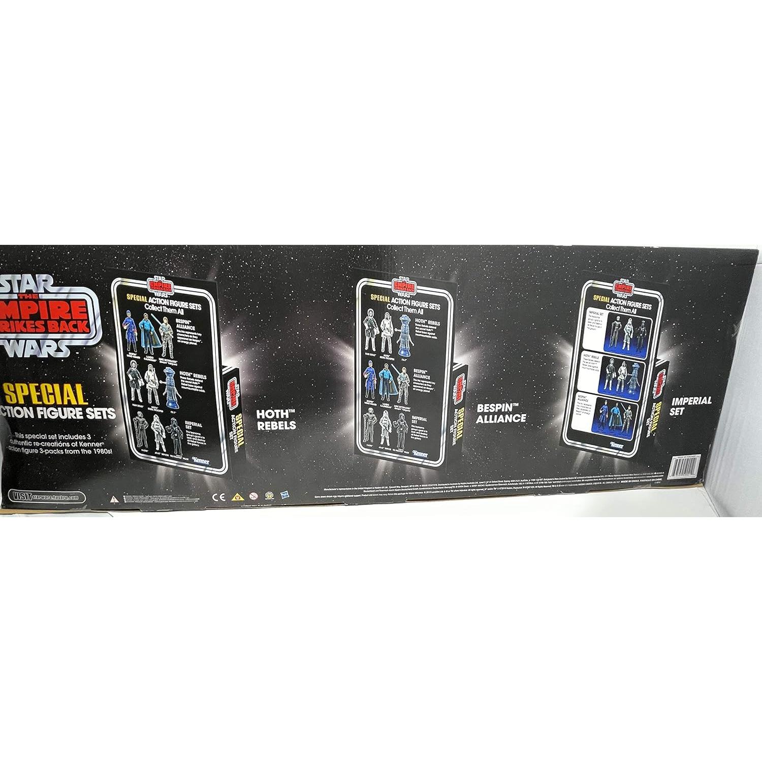 Conjunto de 9 Figuras Vintage Hasbro Star Wars El Imperio Contraataca