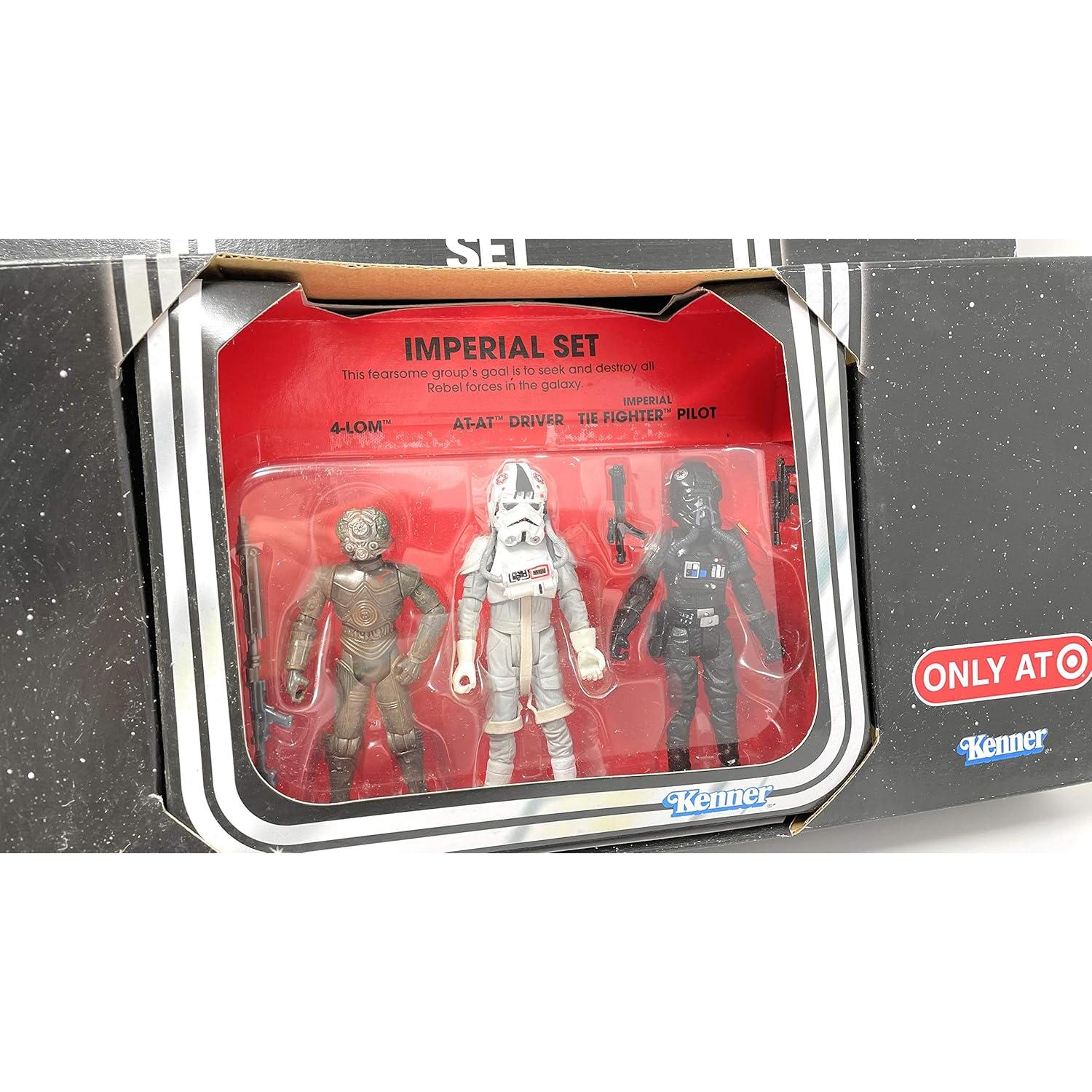 Conjunto de 9 Figuras Vintage Hasbro Star Wars El Imperio Contraataca