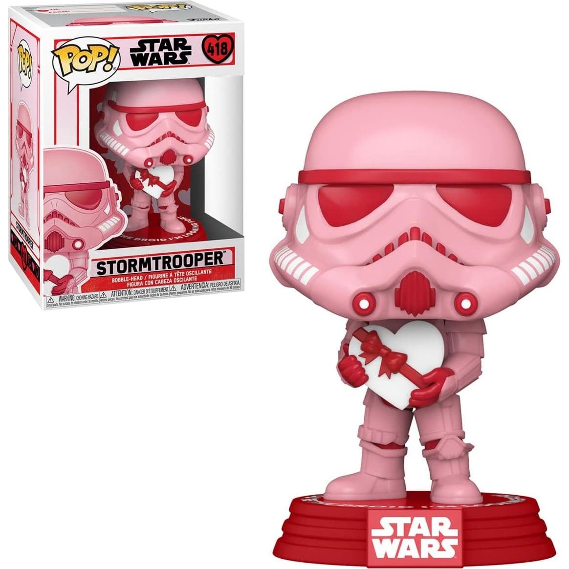 Figura de Vinilo POP Stormtrooper San Valentín Funko 9.5 cm
