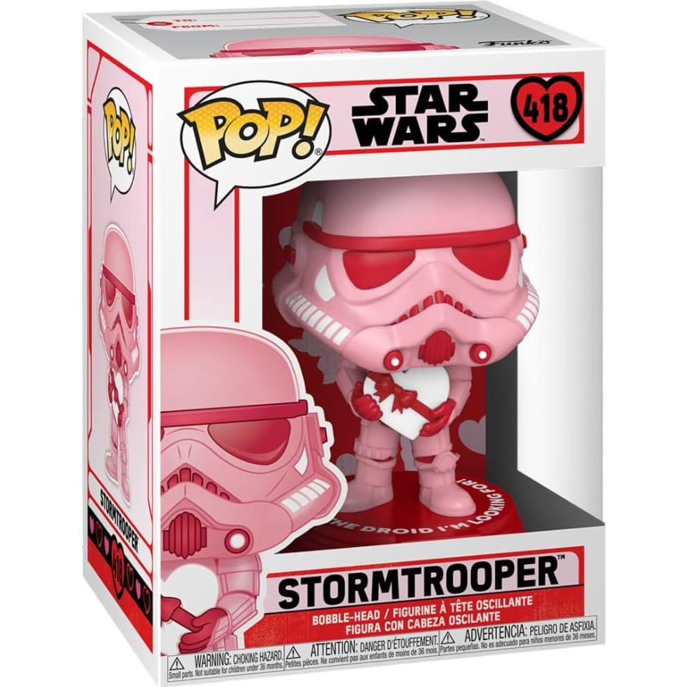 Figura de Vinilo POP Stormtrooper San Valentín Funko 9.5 cm