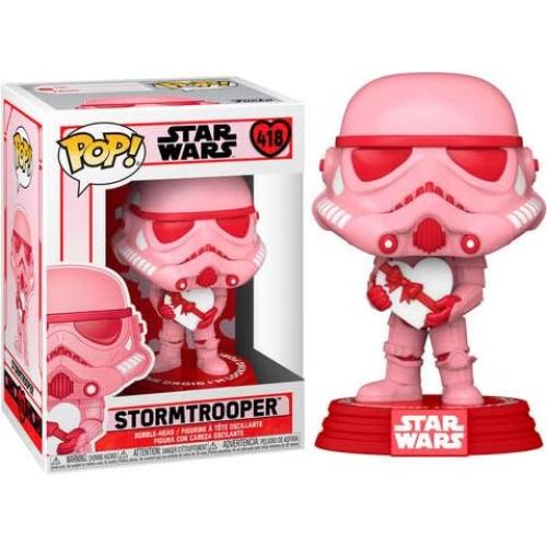 Figura de Vinilo POP Stormtrooper San Valentín Funko 9.5 cm
