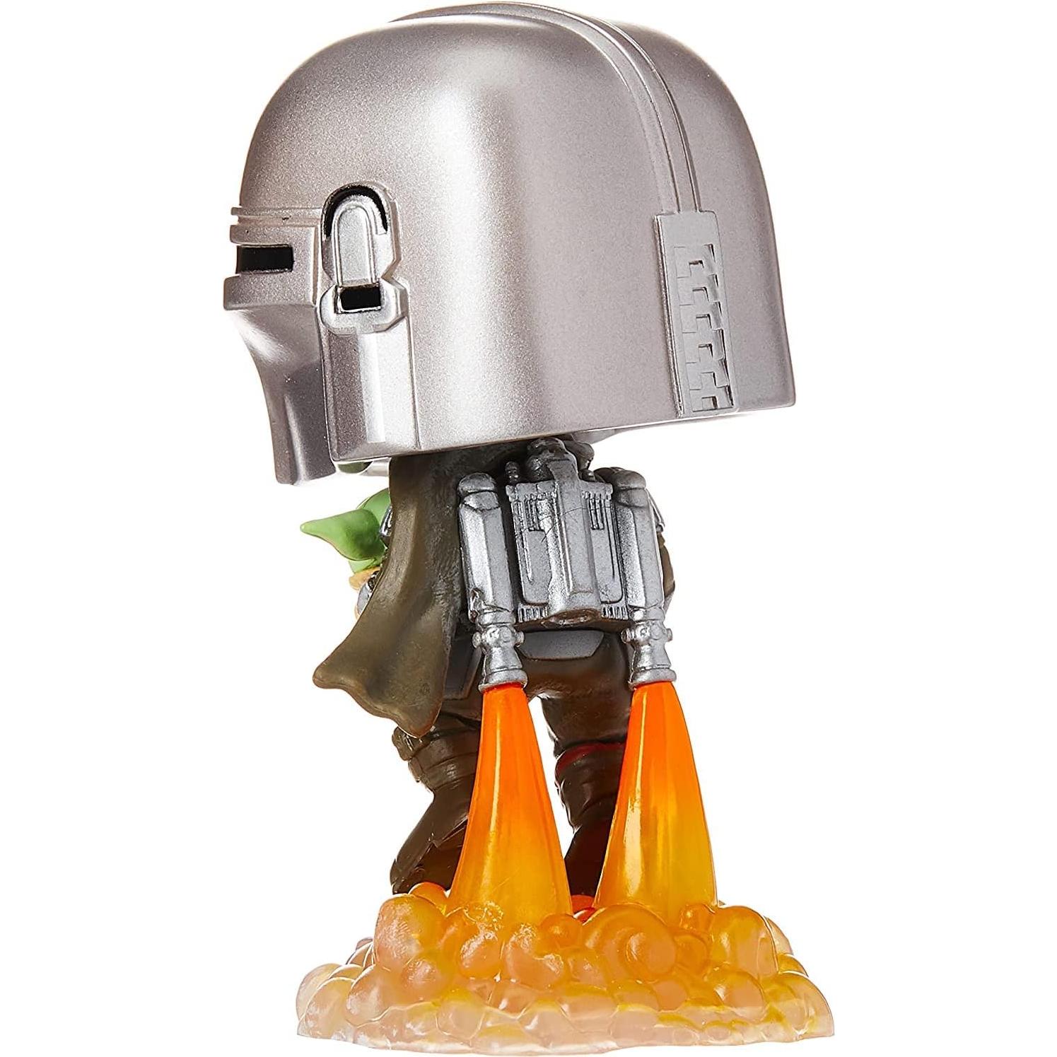 Figura Funko Pop! Star Wars Mandaloriano con Grogu 9.53 cm