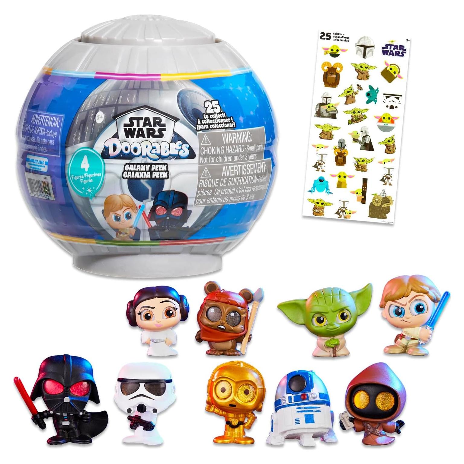 Set de 5 Piezas Star Wars Doorables - 4 Figuras en Estuche