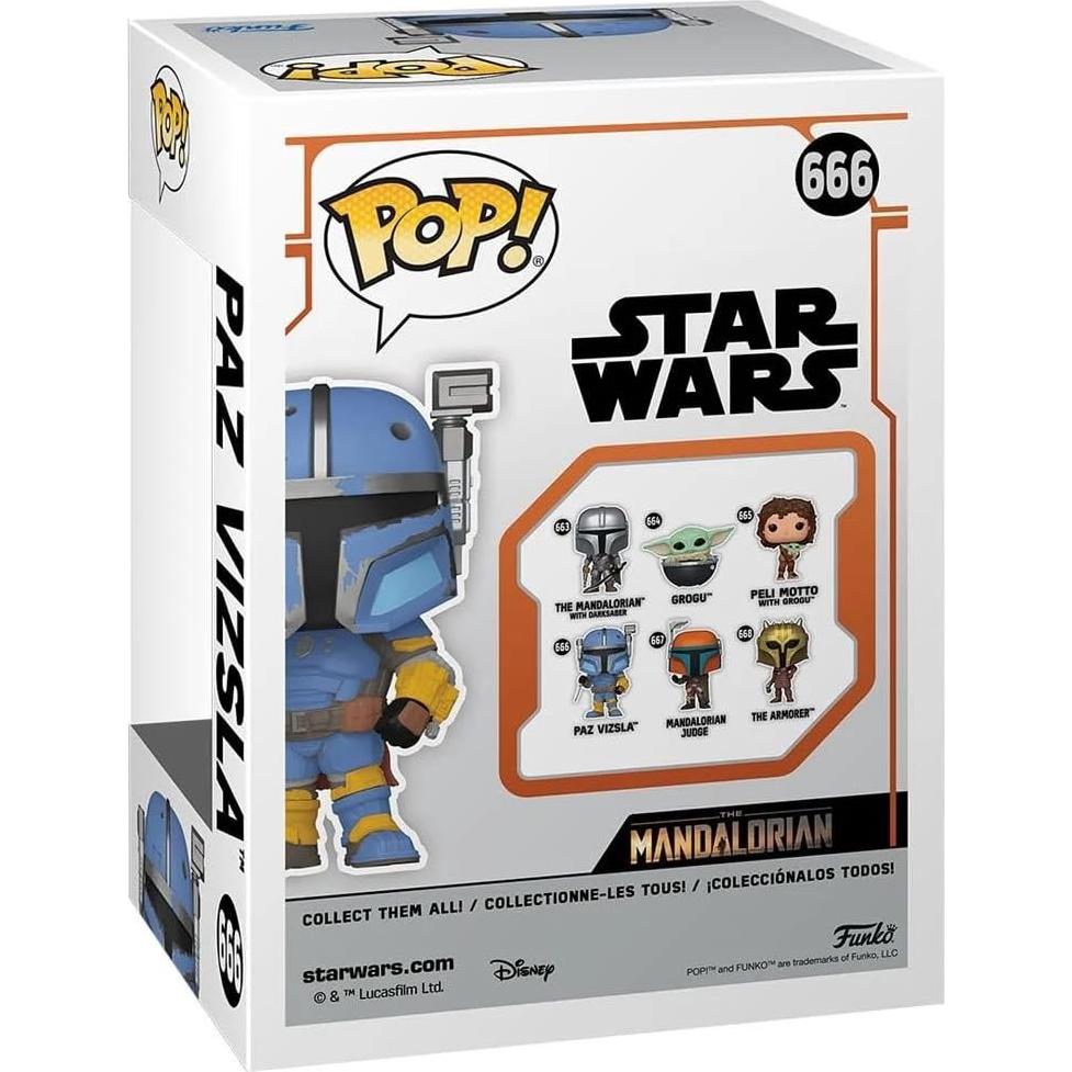 Figura Funko Pop! Star Wars Mandalorian Paz Vizsla 11.4 cm
