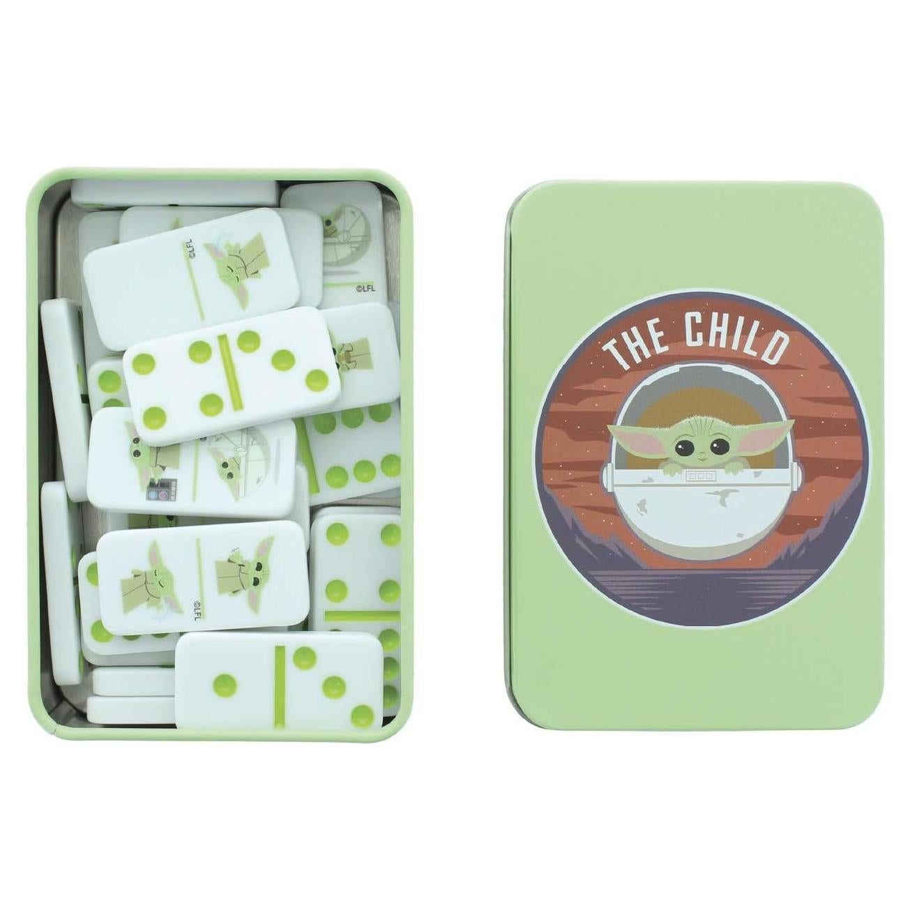 Dominó Baby Yoda Paladone - 28 Fichas de The Mandalorian