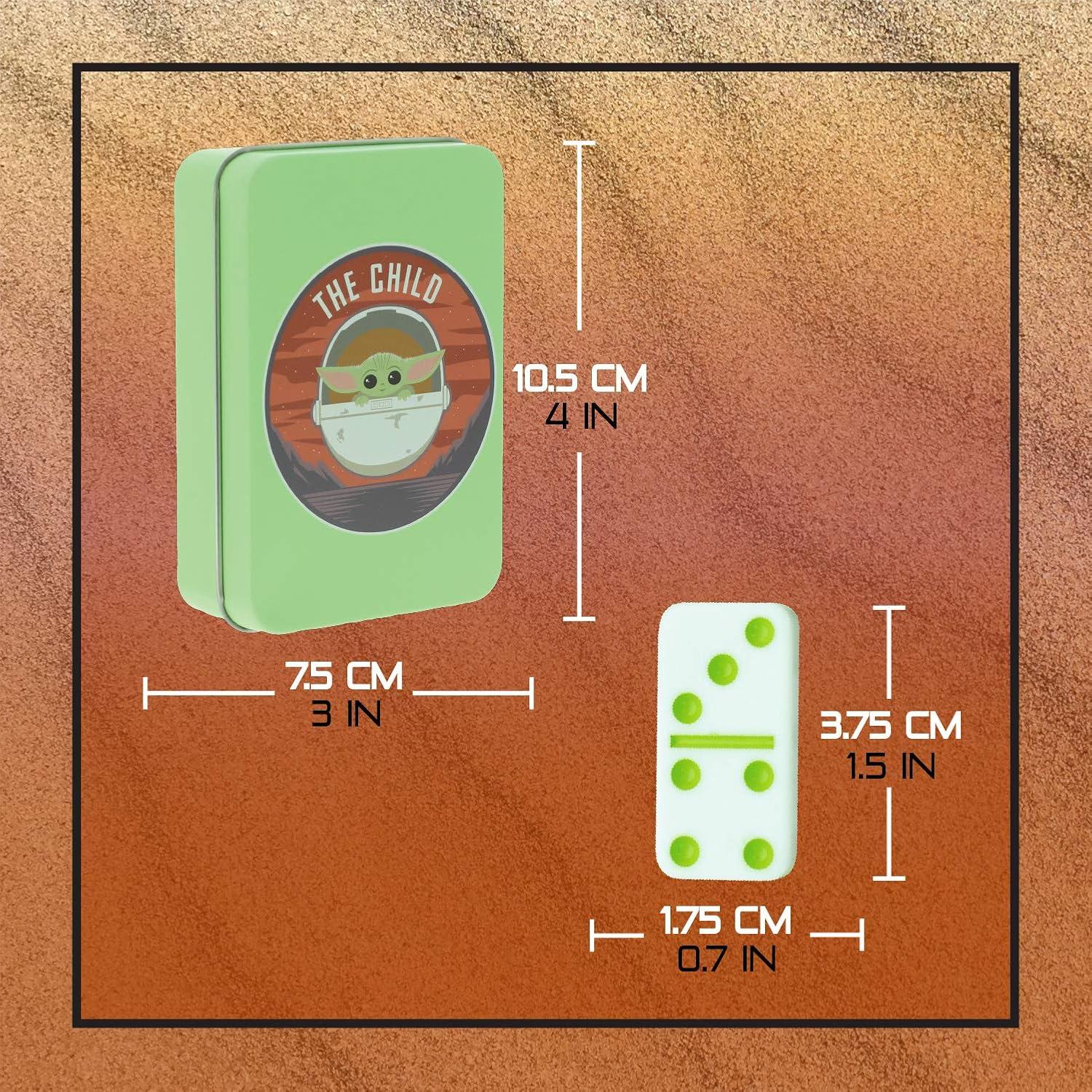 Dominó Baby Yoda Paladone - 28 Fichas de The Mandalorian