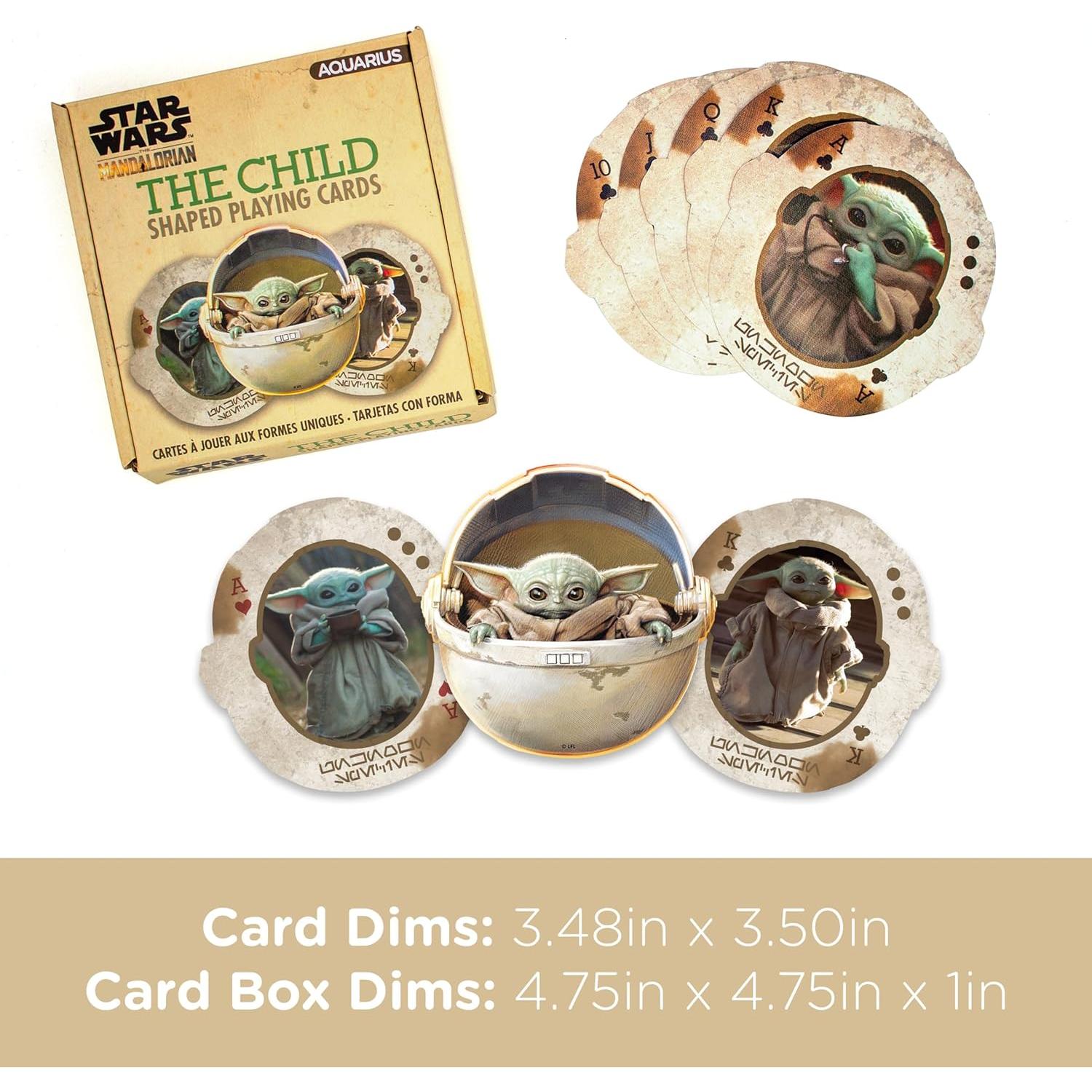 Baraja de Cartas Star Wars Aquarius - Niño Yoda 52 Cartas