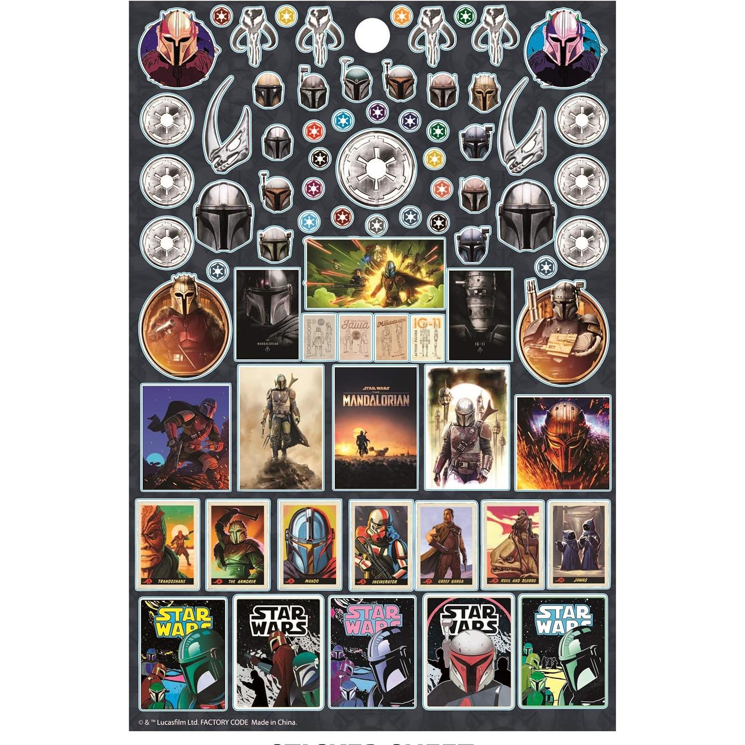 Paquete de Stickers Baby Yoda Star Wars - 300+ Stickers