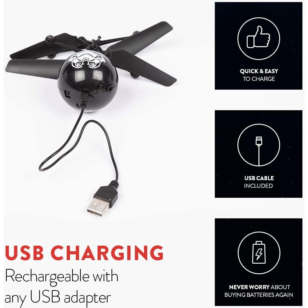 Bola Voladora Stormtrooper Star Wars World Tech Toys - Dron USB