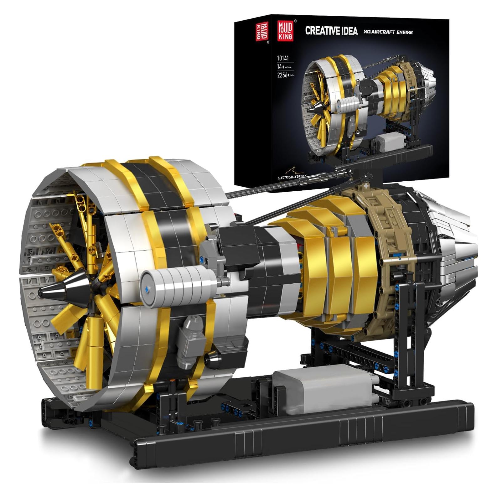 Conjunto de Construcción Motor Aeronave Mould King 2256 Piezas