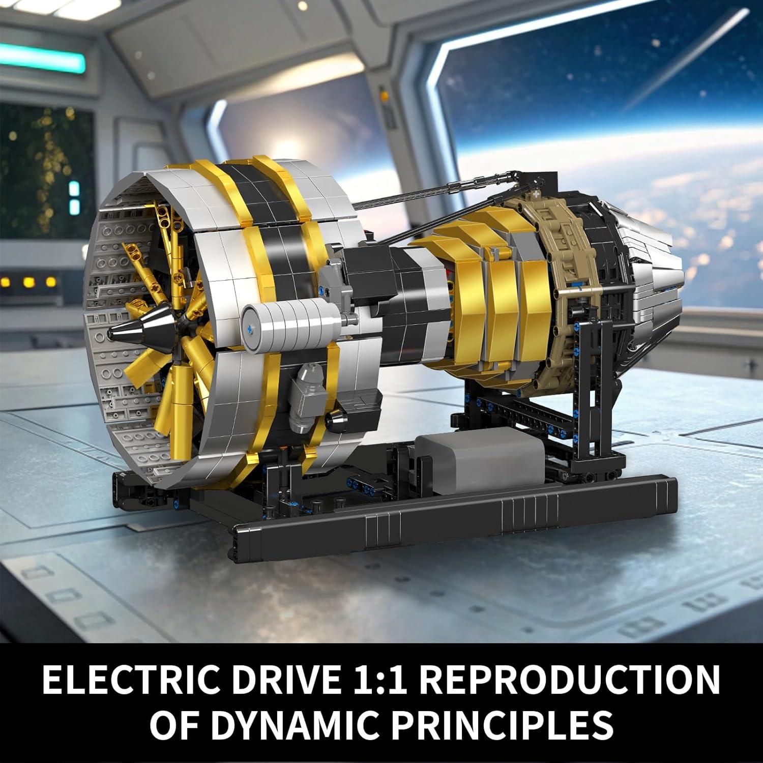 Conjunto de Construcción Motor Aeronave Mould King 2256 Piezas