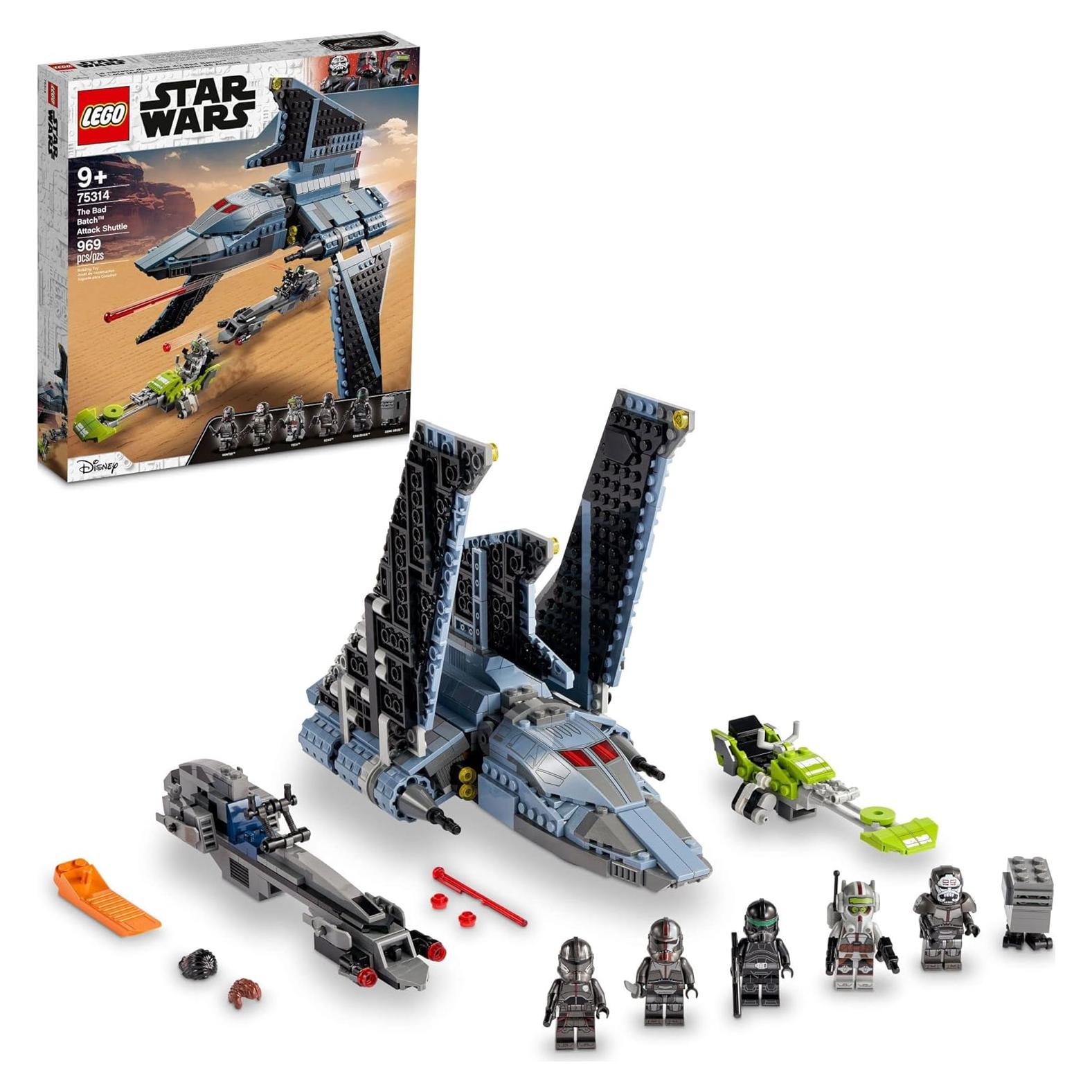 LEGO Star Wars Shuttle de Ataque Bad Batch 75314 con 5 Minifiguras