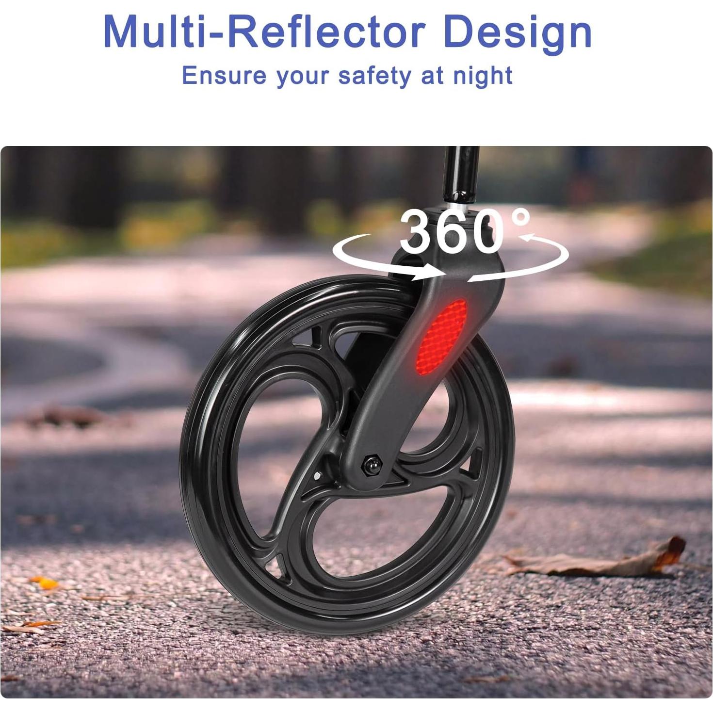 Andador Plegable Mindmed con Asiento y Ruedas 20 cm Azul