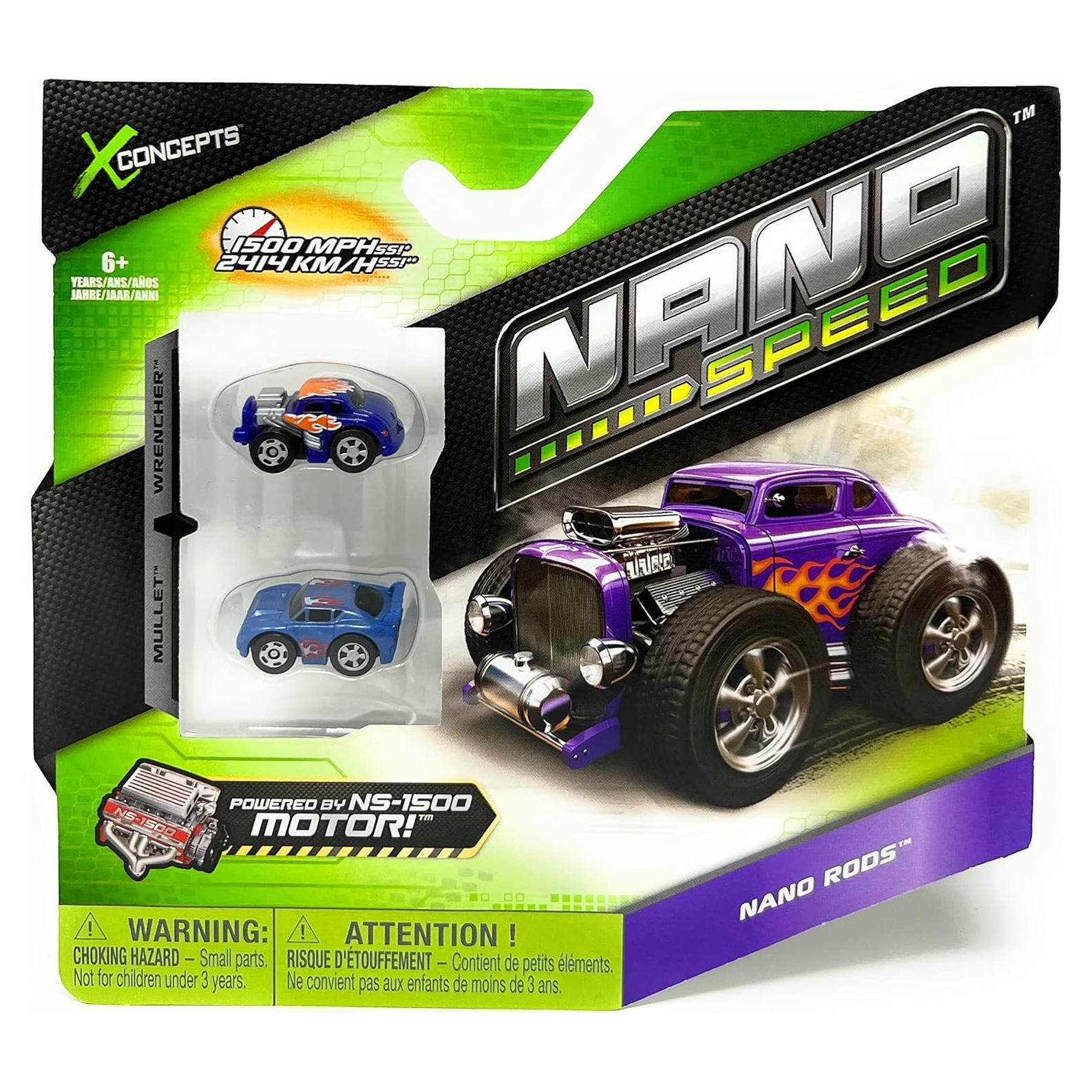 Nano Speed Cars Spin Master - 2 Paquetes de Mini Autos