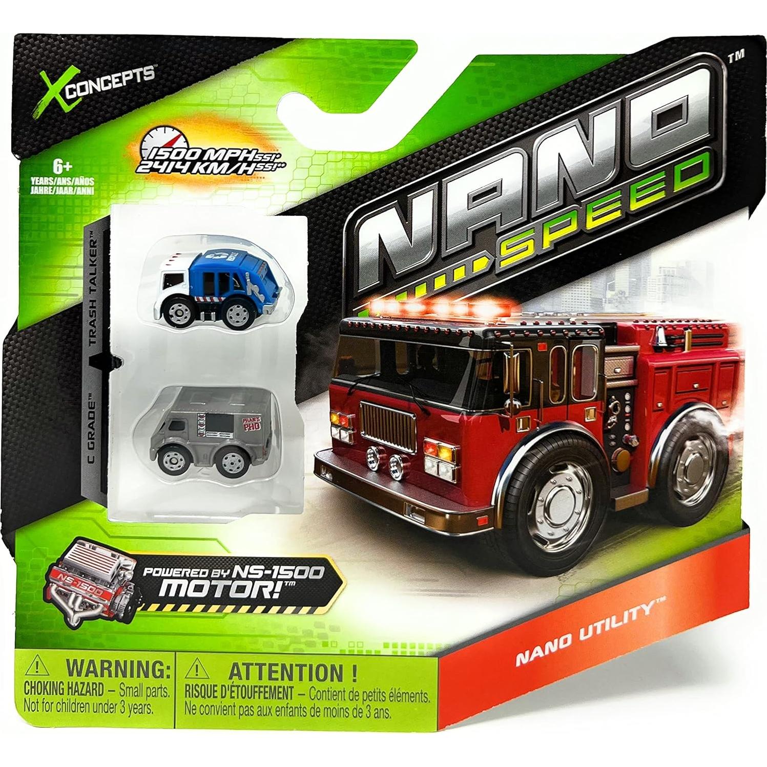 Nano Speed Cars Spin Master - 2 Paquetes de Mini Autos