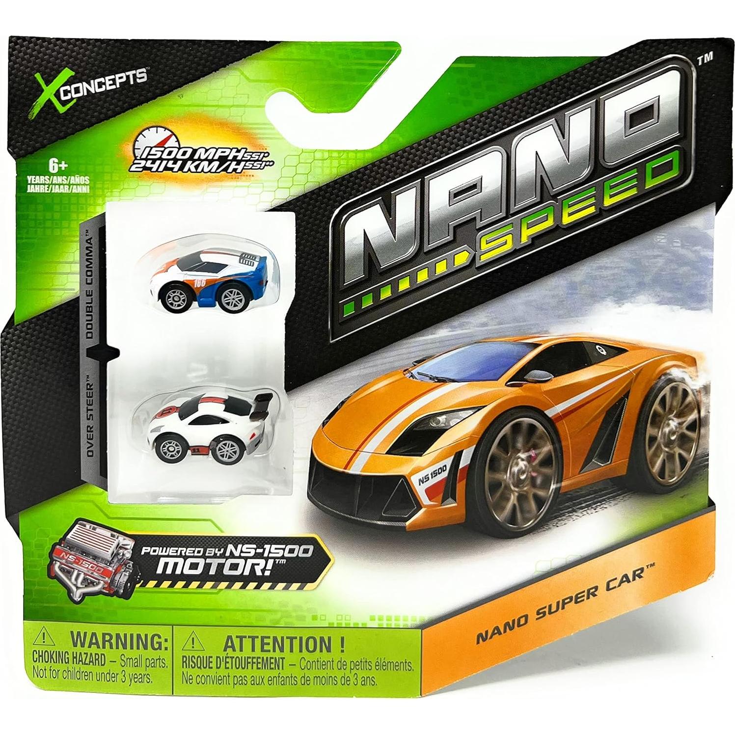 Nano Speed Cars Spin Master - 2 Paquetes de Mini Autos