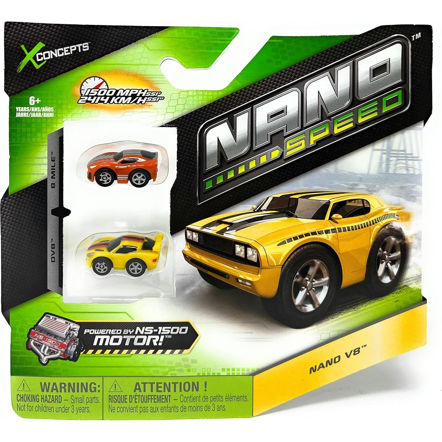 Nano Speed Cars Spin Master - 2 Paquetes de Mini Autos
