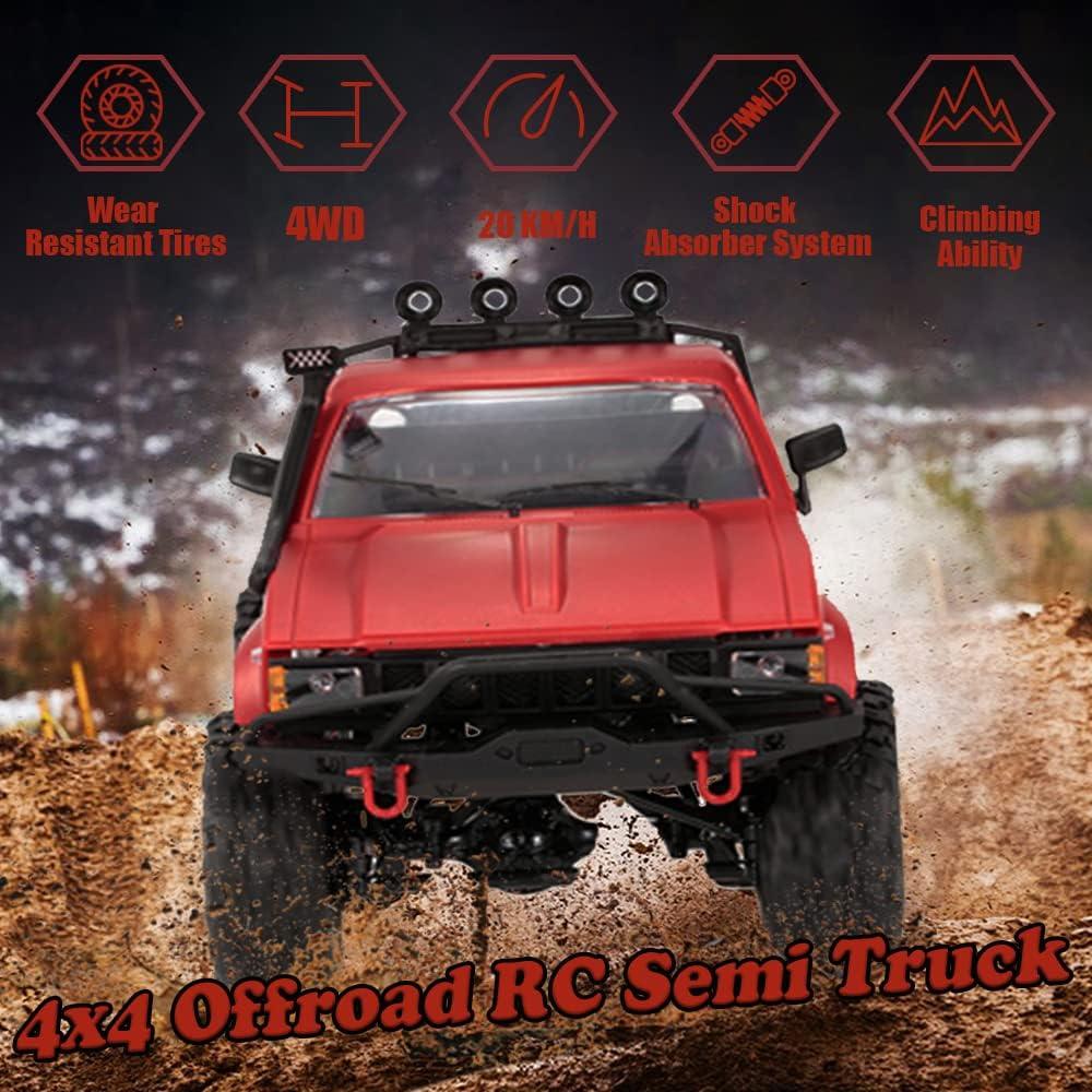 Camión RC Offroad El Perseids WPL C14 4x4 Escala 1:16