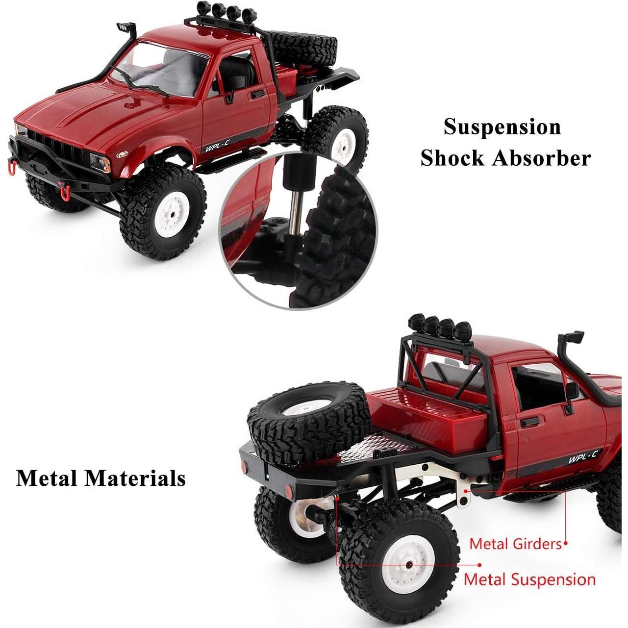 Camión RC Offroad El Perseids WPL C14 4x4 Escala 1:16