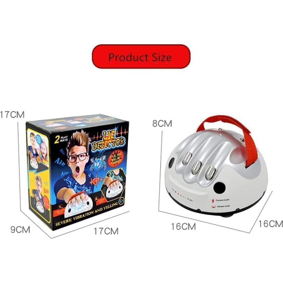 Detector de Mentiras Microeléctrico BRXY con LED y Descarga