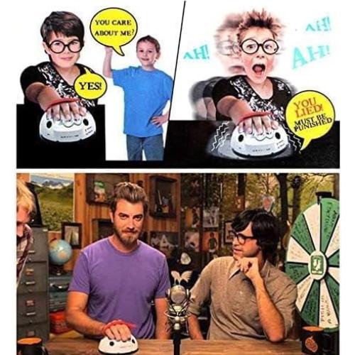 Detector de Mentiras Microeléctrico BRXY con LED y Descarga