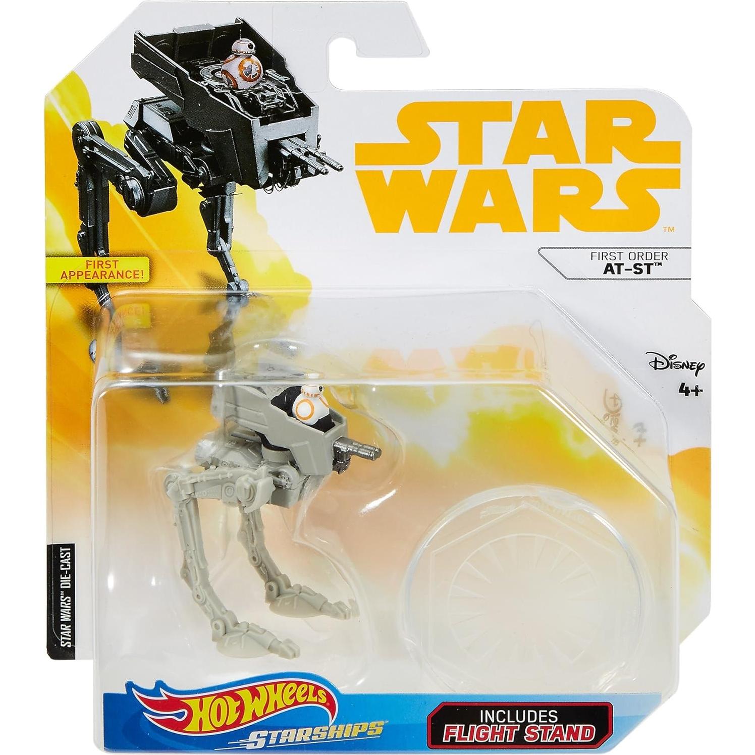 Hot Wheels Star Wars AT-ST Vehículo de Metal 5.72x15.88cm