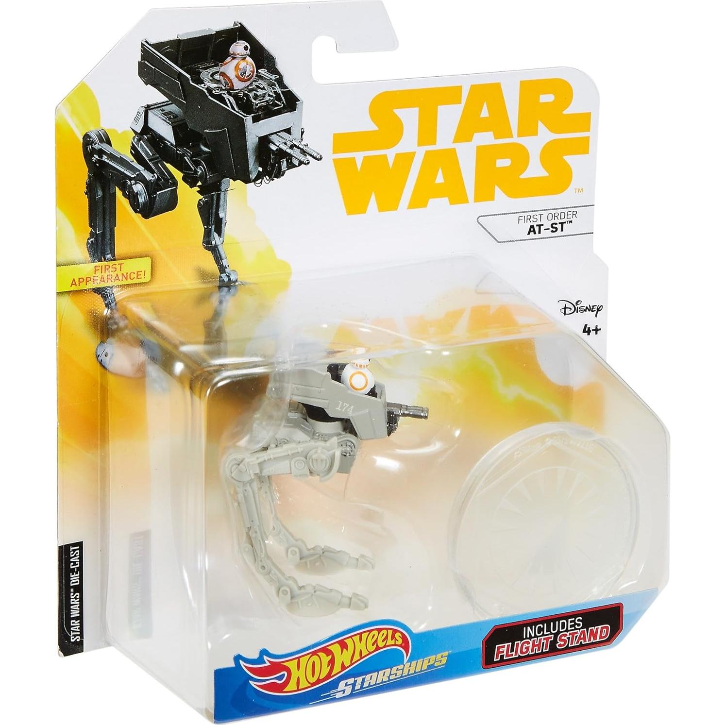Hot Wheels Star Wars AT-ST Vehículo de Metal 5.72x15.88cm