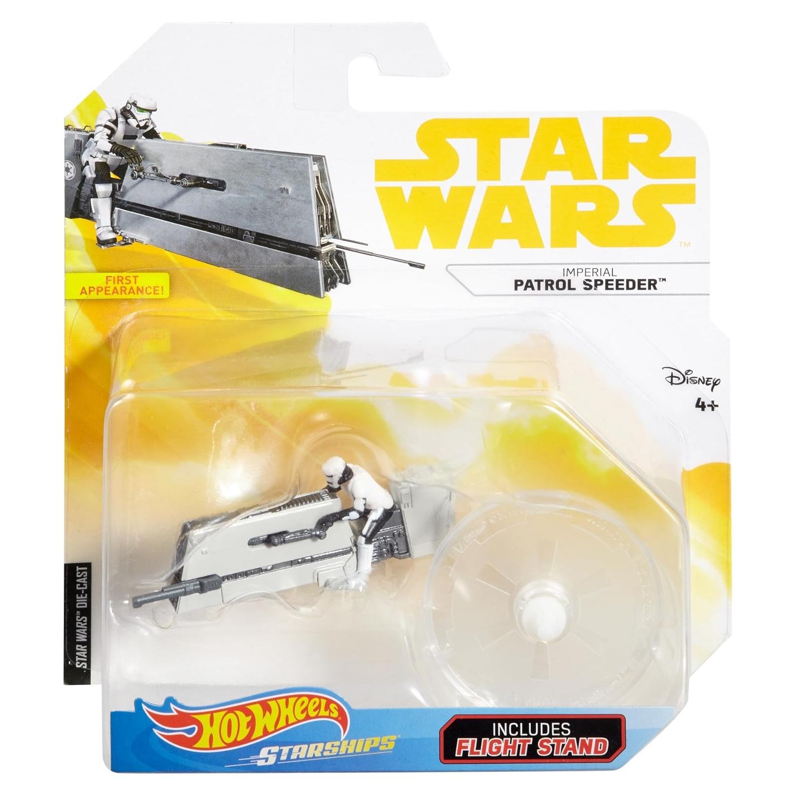 Vehículo Speeder Imperial Mimban Hot Wheels Star Wars 5.72cm