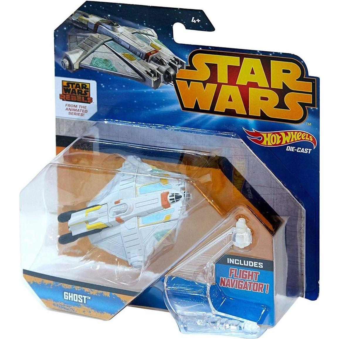 Vehículo Ghost Starship Rebels Hot Wheels Star Wars 15.88 cm