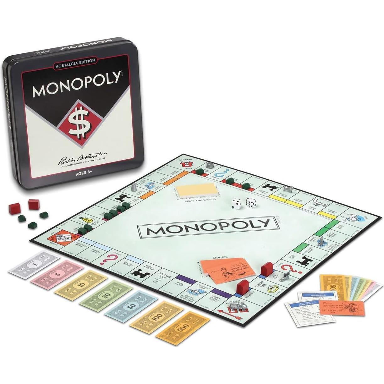 Monopoly Edición Nostalgia WS Game Company Juego de Mesa