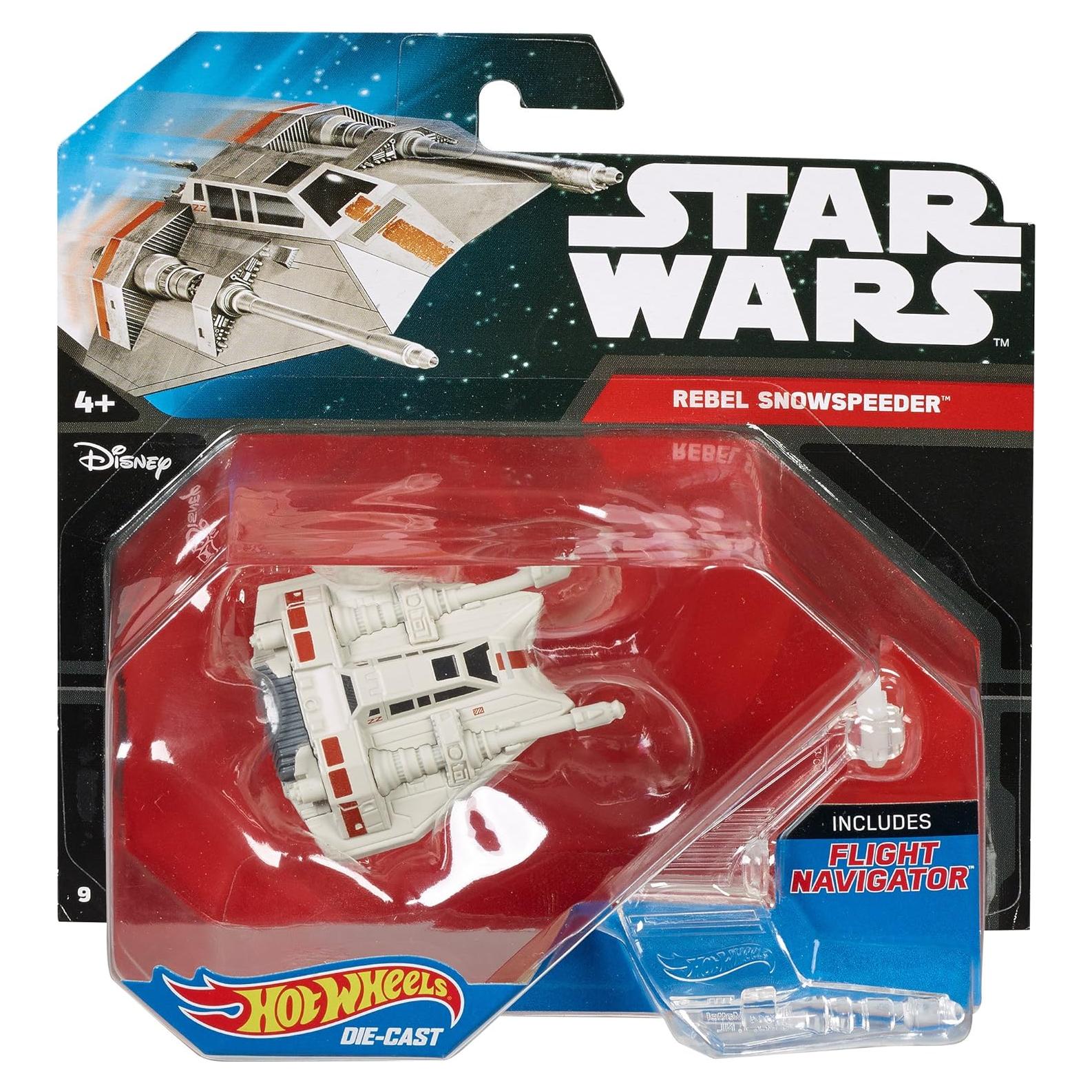 Vehículo Snowspeeder Hot Wheels Star Wars 15.88cm Naranja