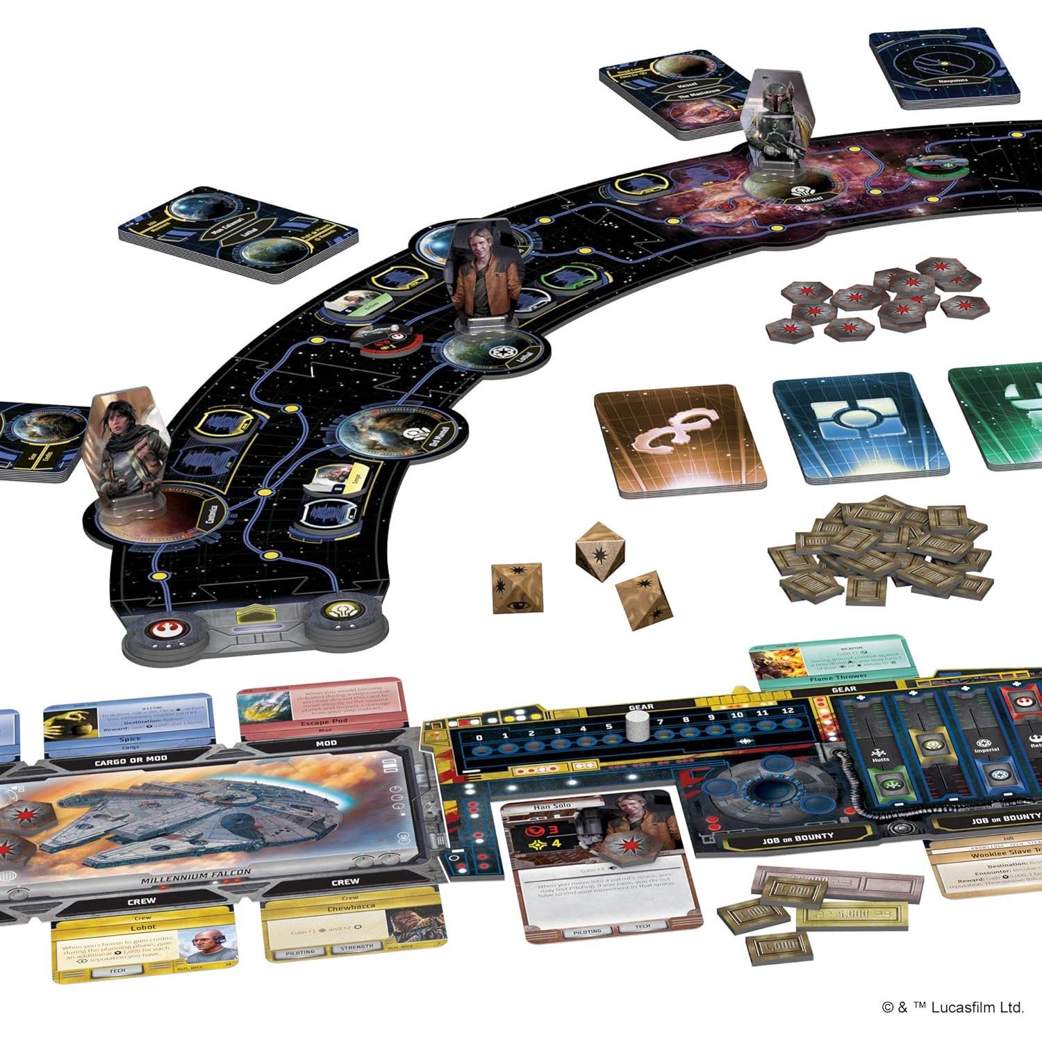 Juego de Mesa Star Wars Outer Rim Expansión Negocios Inacabados