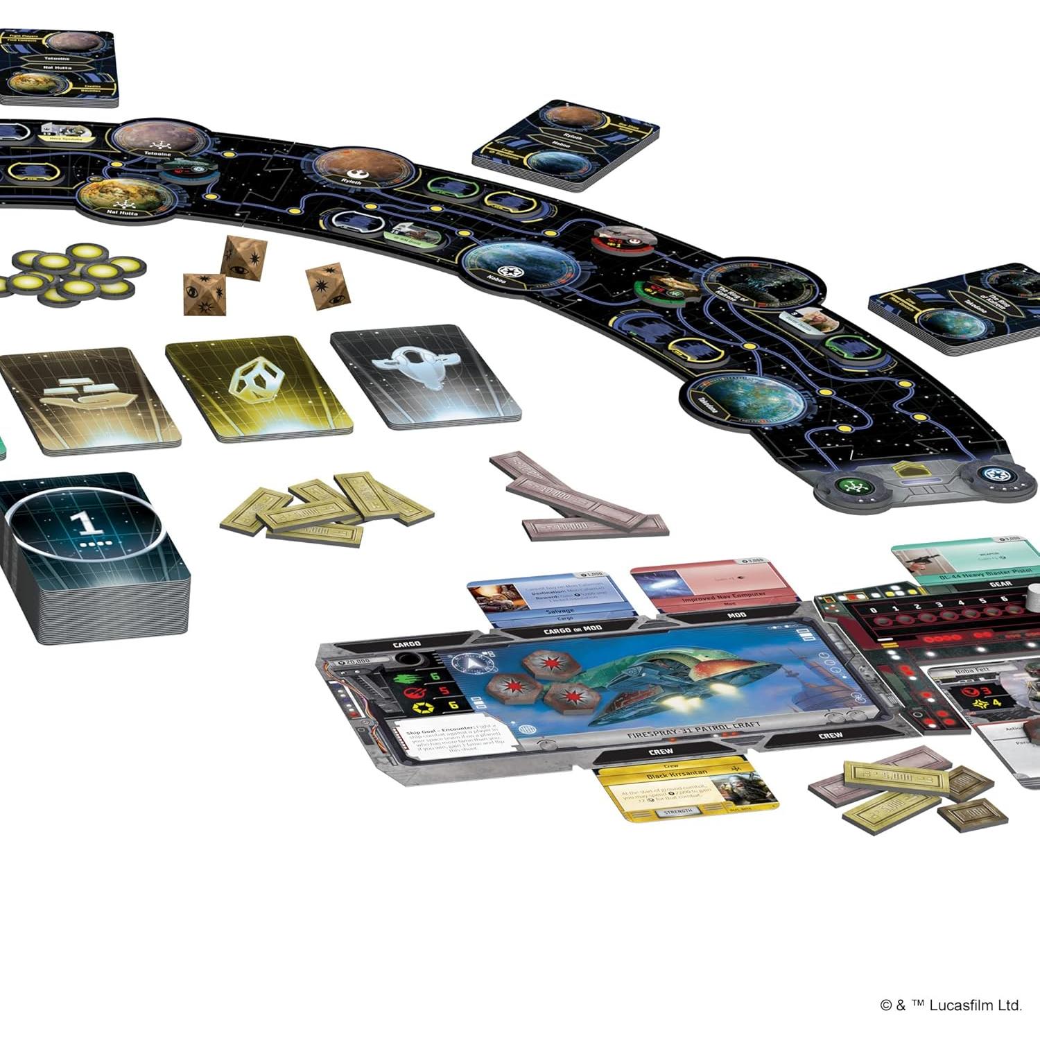 Juego de Mesa Star Wars Outer Rim Expansión Negocios Inacabados