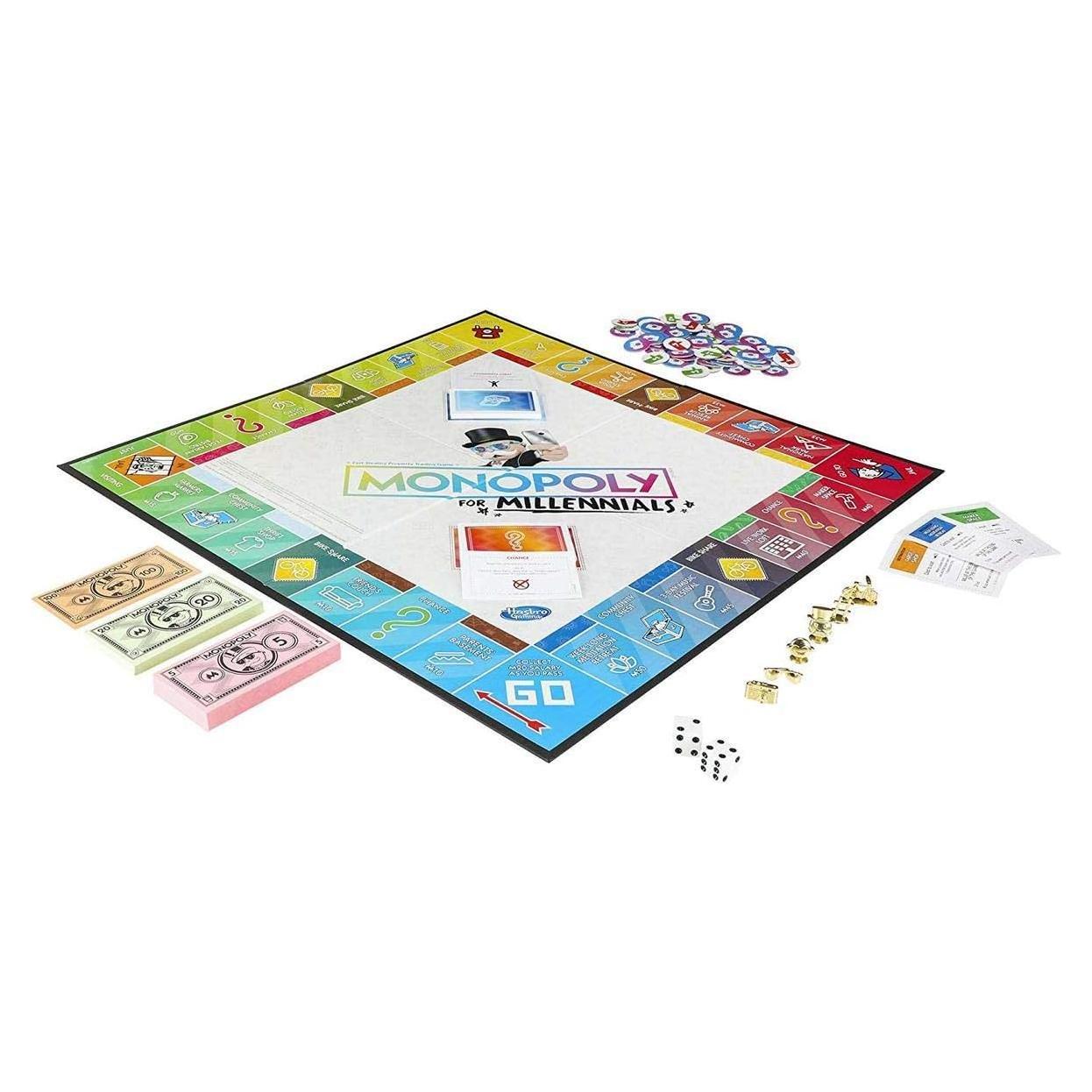 Monopoly para Millennials Juego de Mesa Hasbro 0.9kg