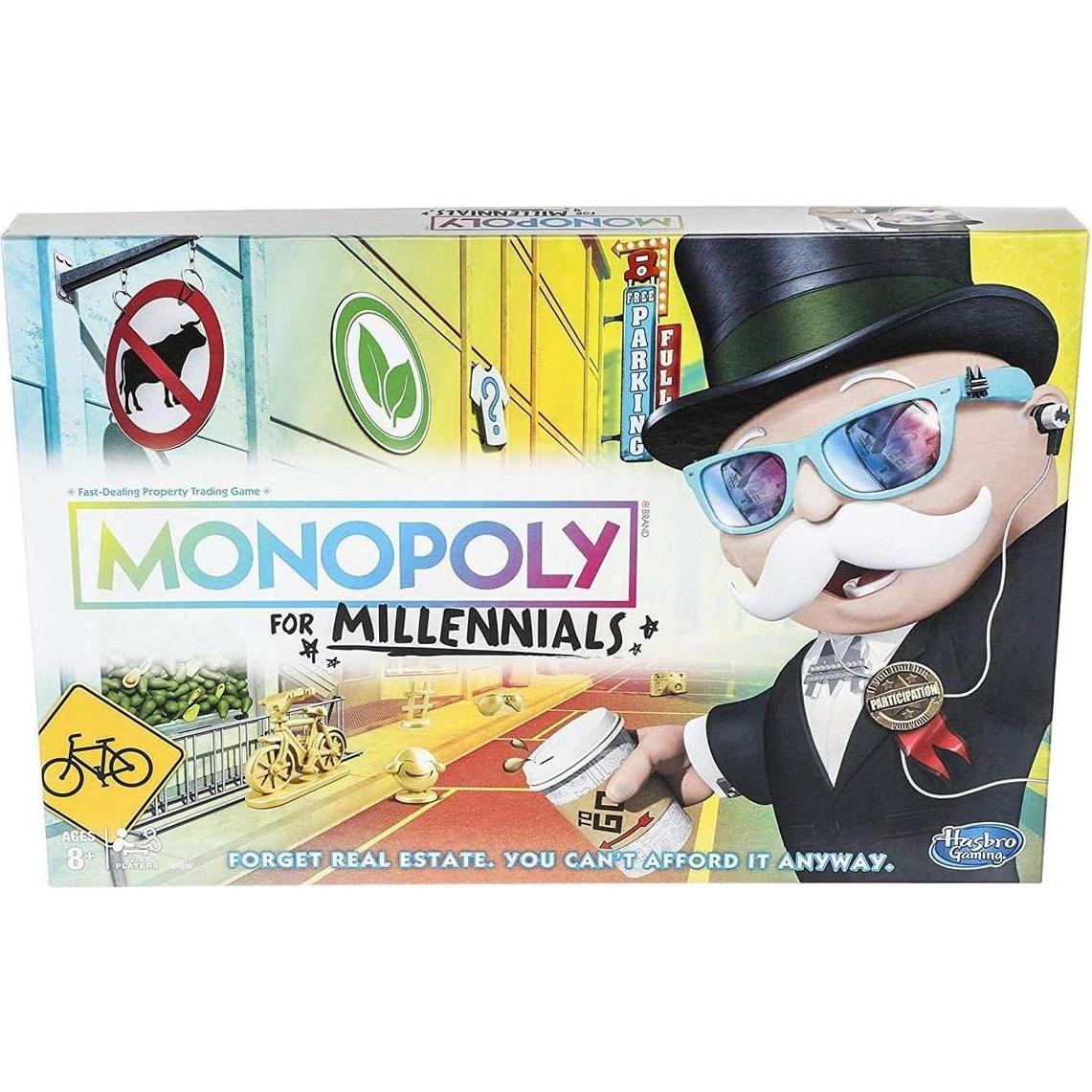 Monopoly para Millennials Juego de Mesa Hasbro 0.9kg